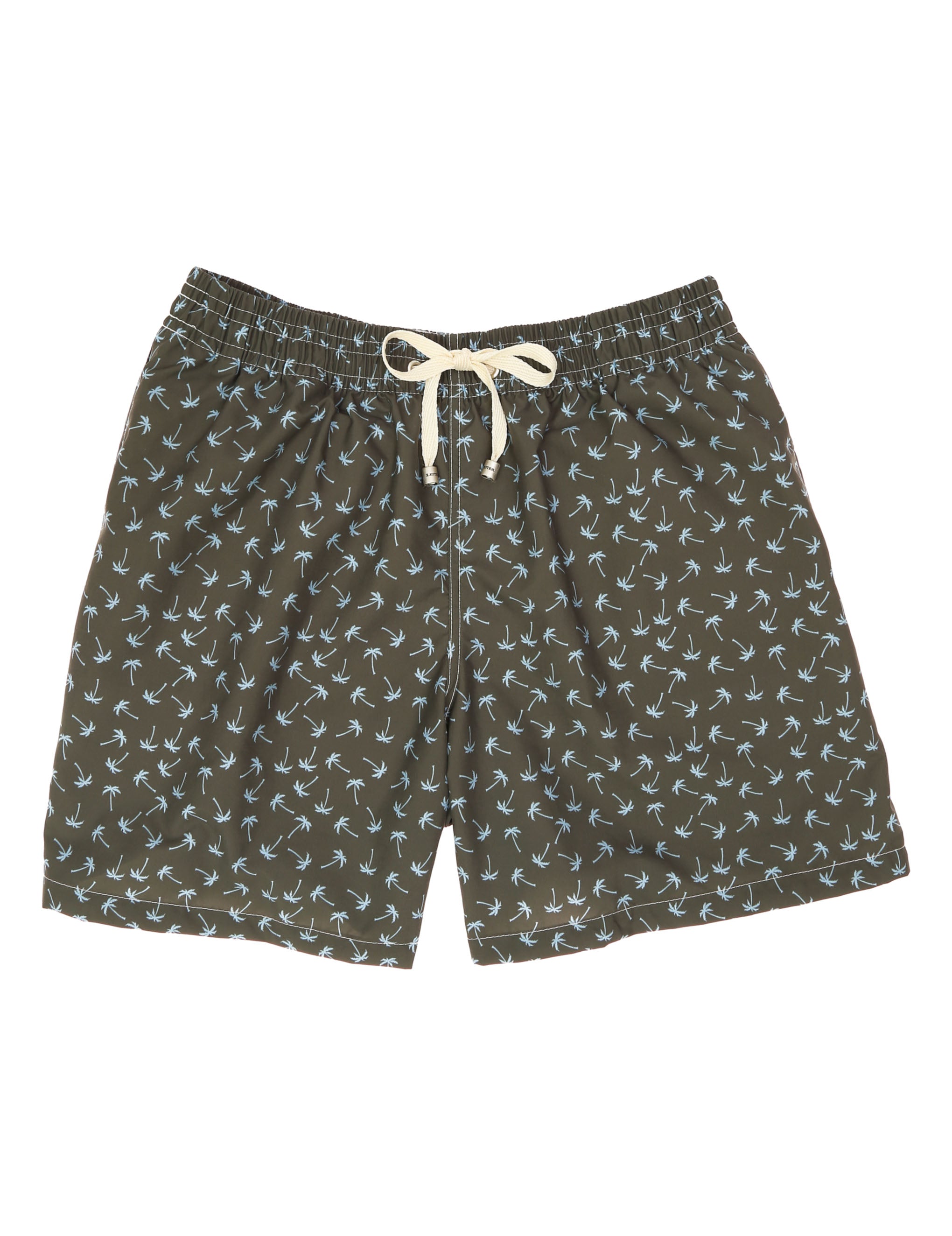 Traje de baño palmeras Kaki