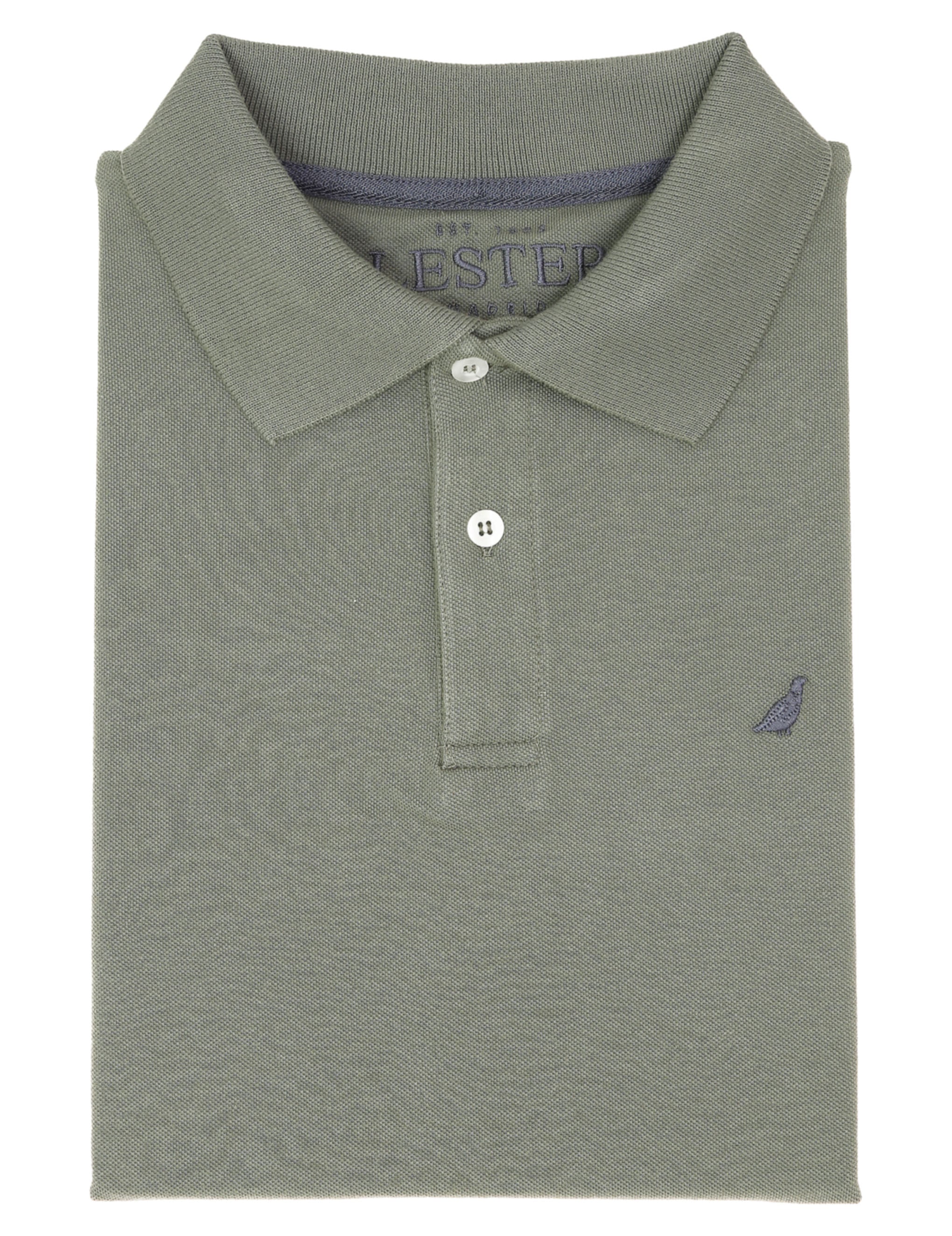 Polo pique manga corta Gris
