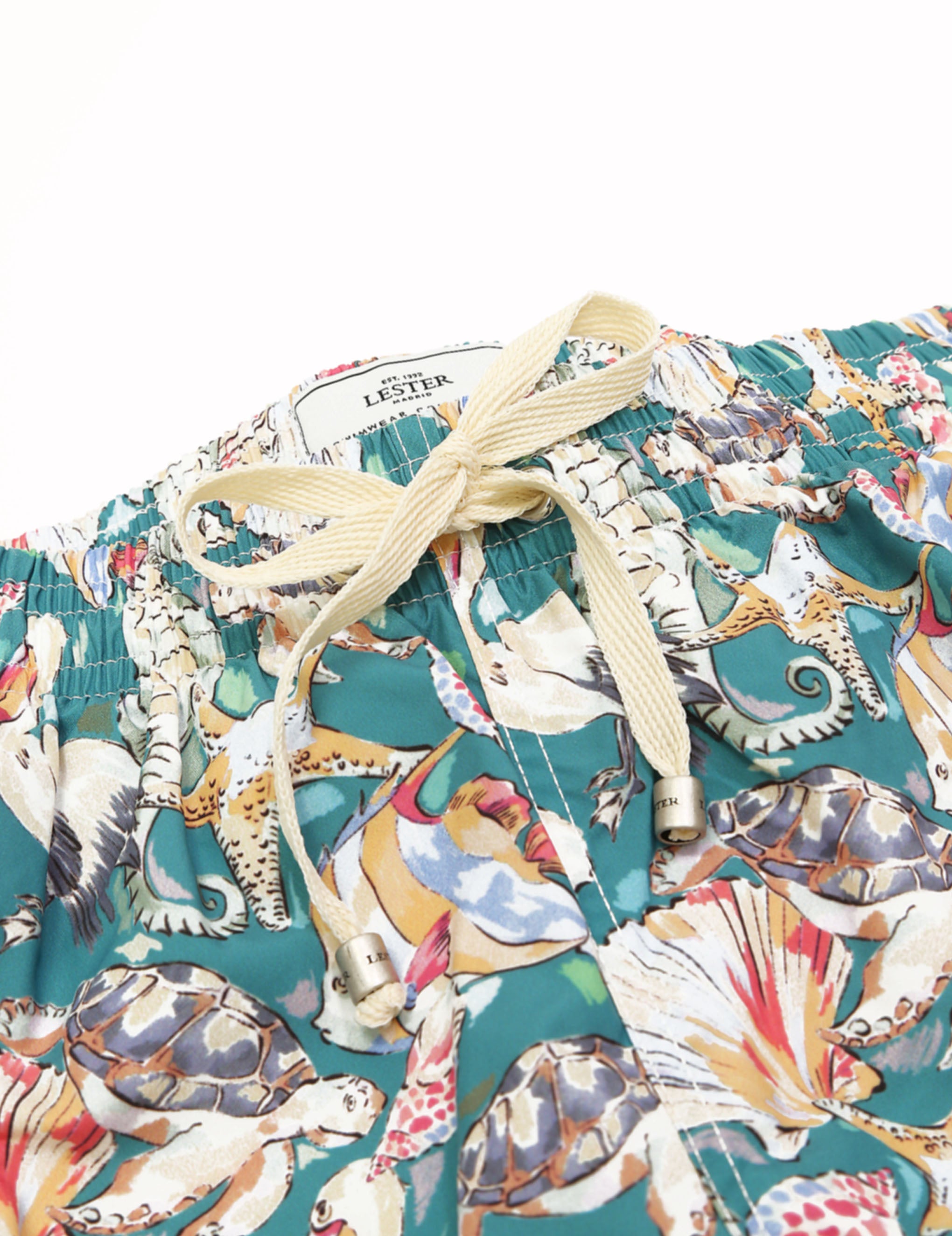 Traje de baño pelicanos tortugas Turquesa