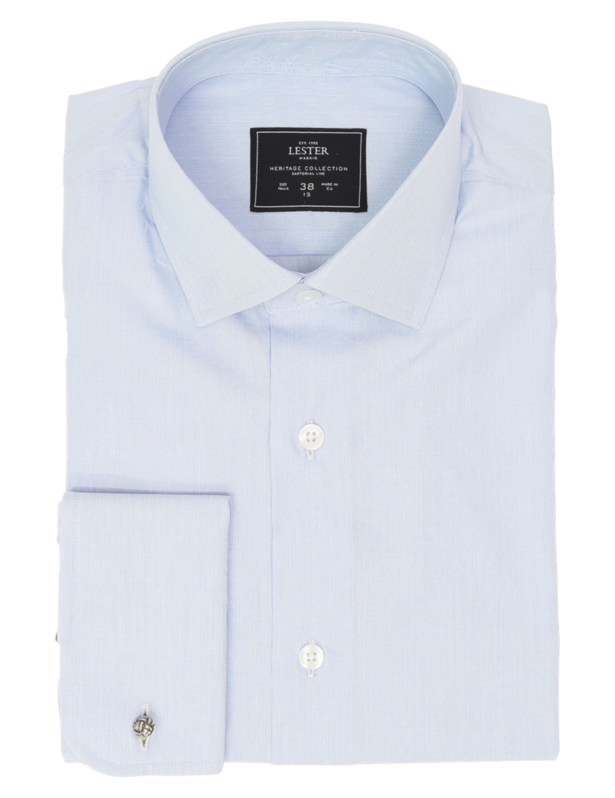 Camisa vestir mil raya p.d Azul