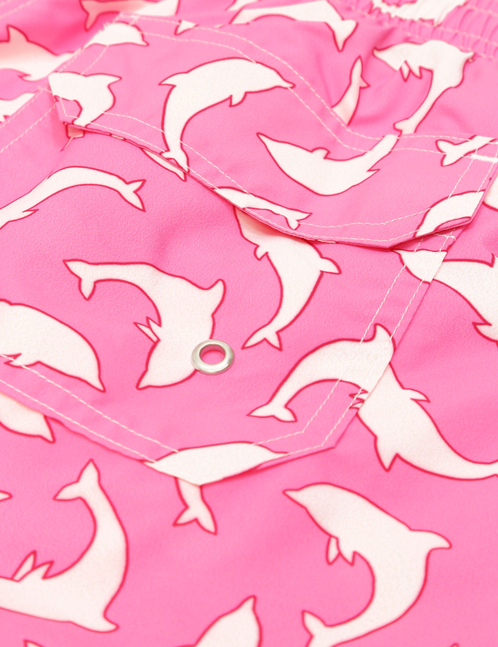 Traje de baño delfines Rosa