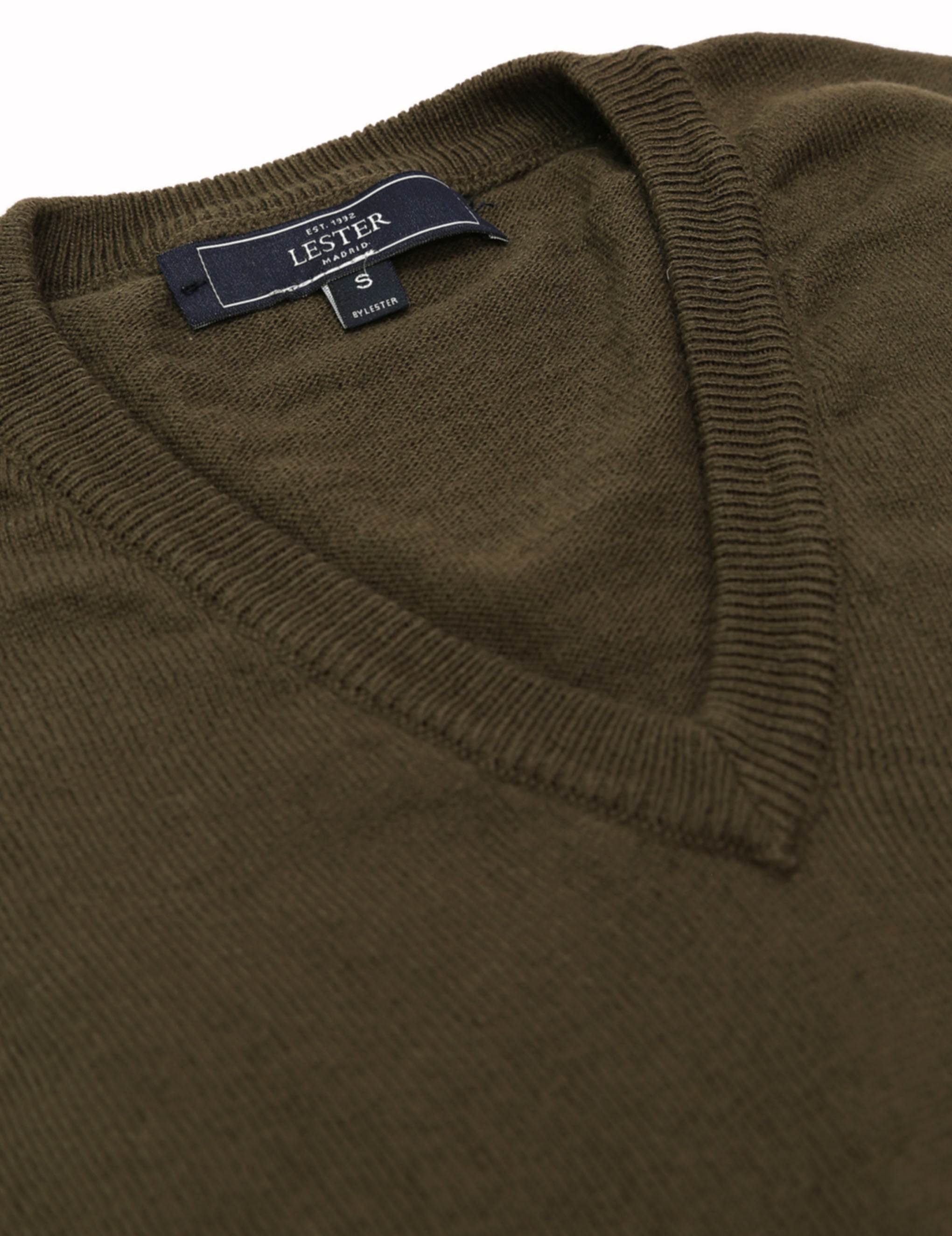 Jersey pico algodón cashmere Verde