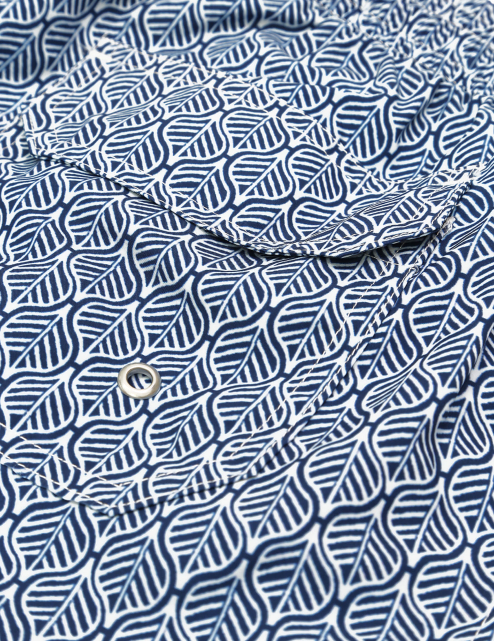 Traje de baño geometrico Azul