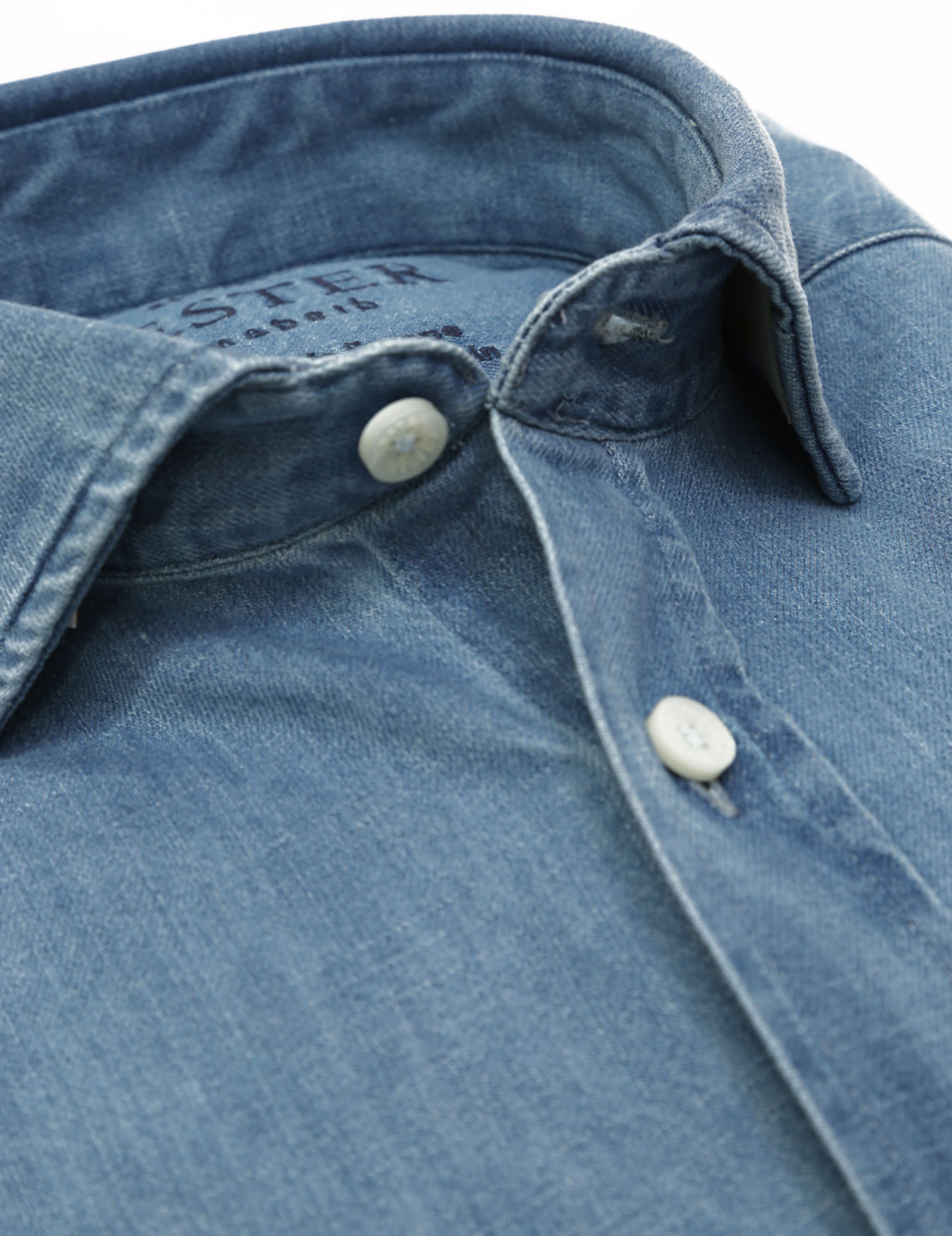 Camisa sport denim Azul