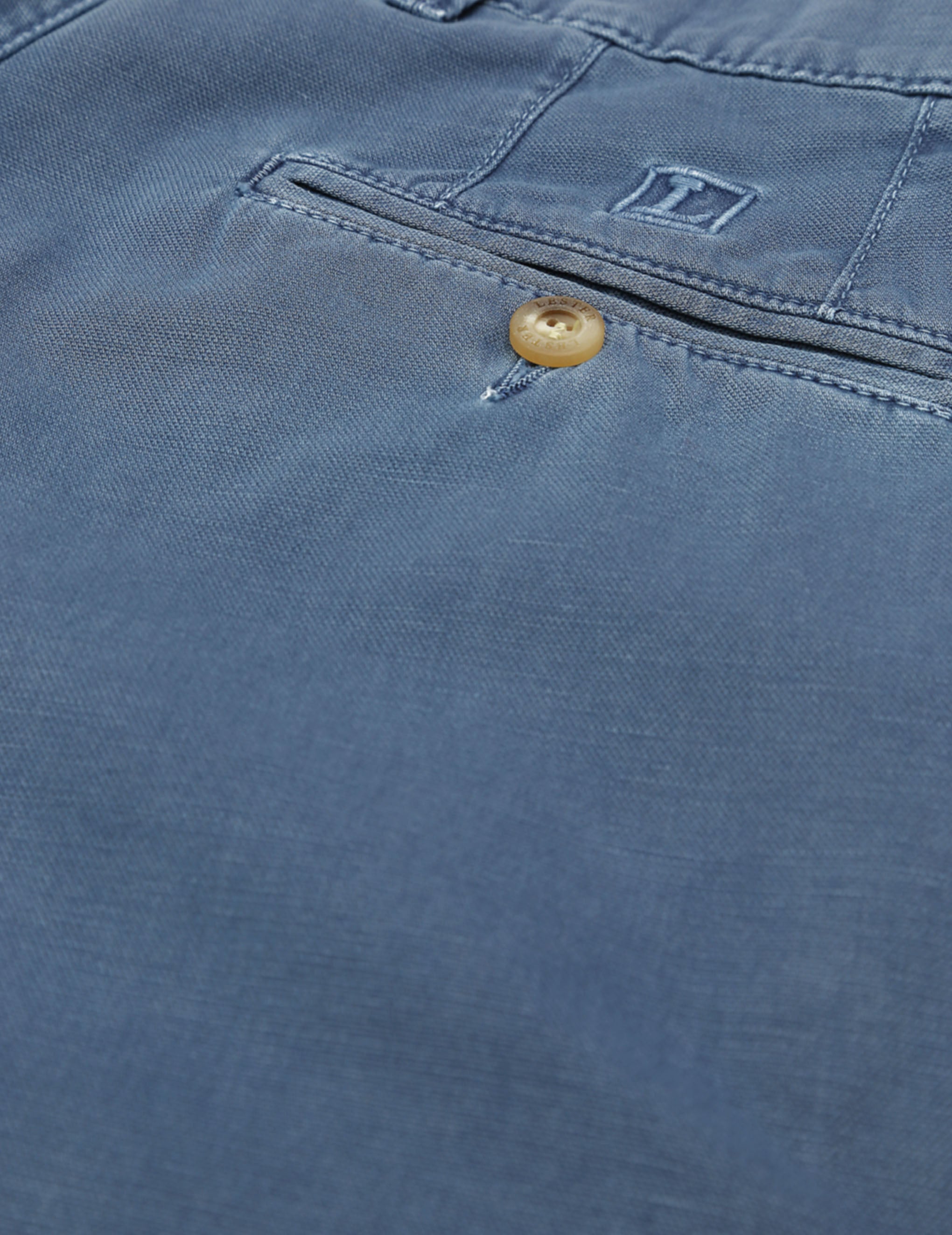 Pantalón lino algodón Azul oscuro