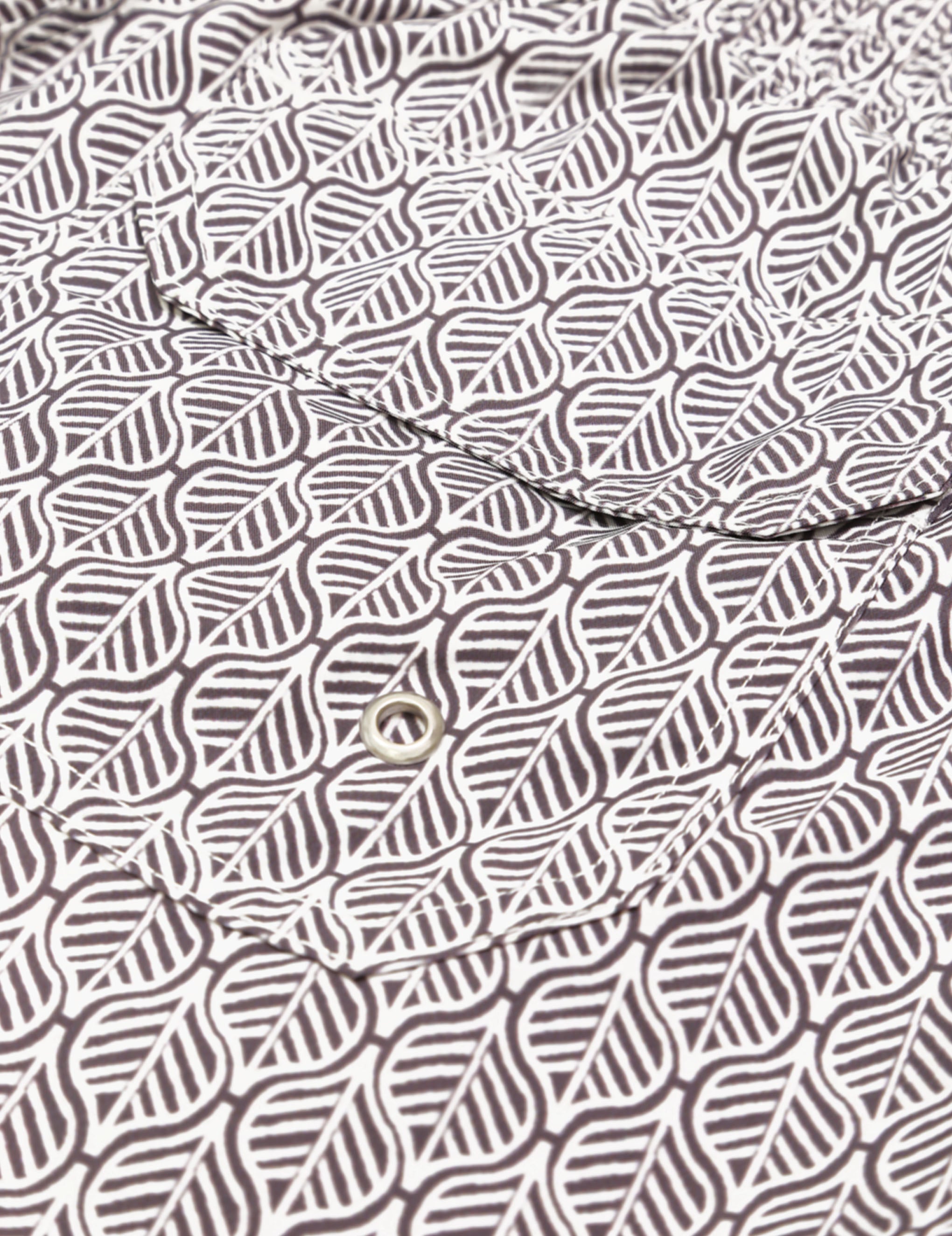 Traje de baño geometrico Gris