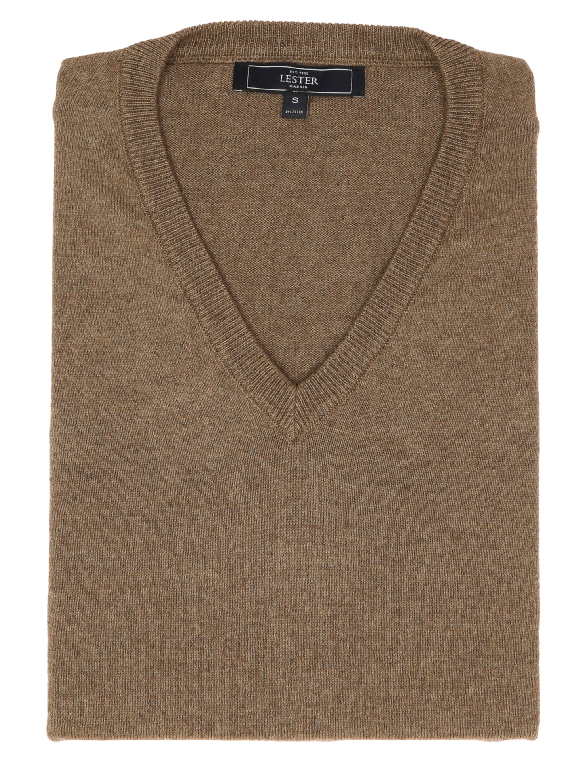 Jersey pico algodón cashmere Beige