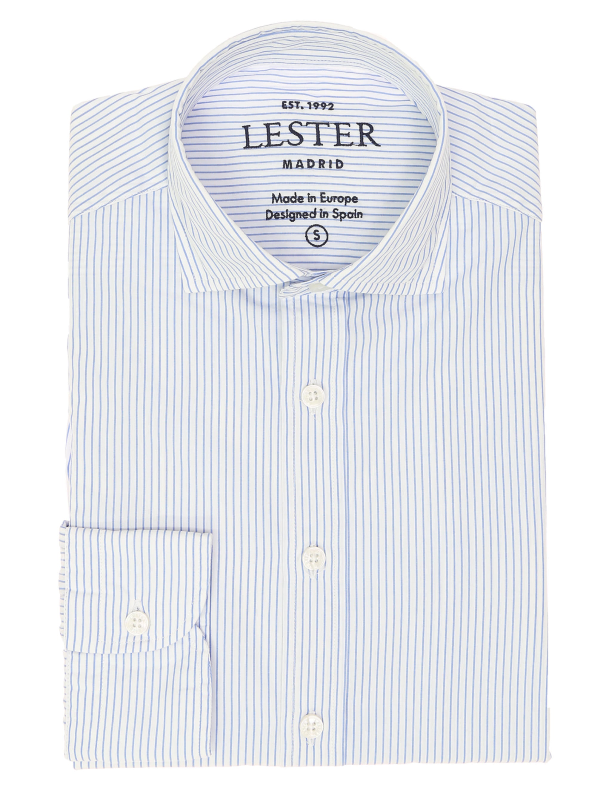 Camisa sport raya ancha Azul