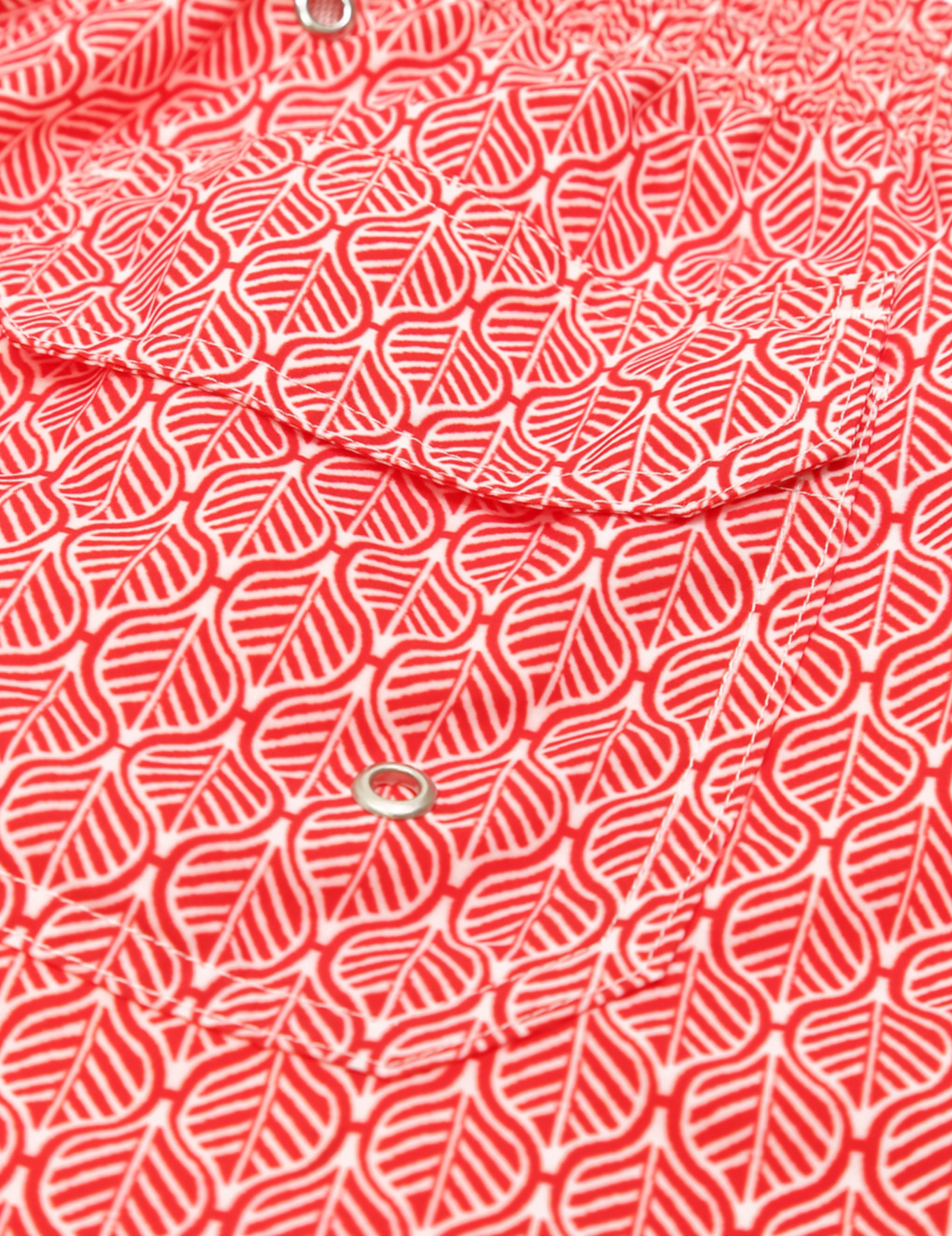 Traje de baño geometrico Rojo