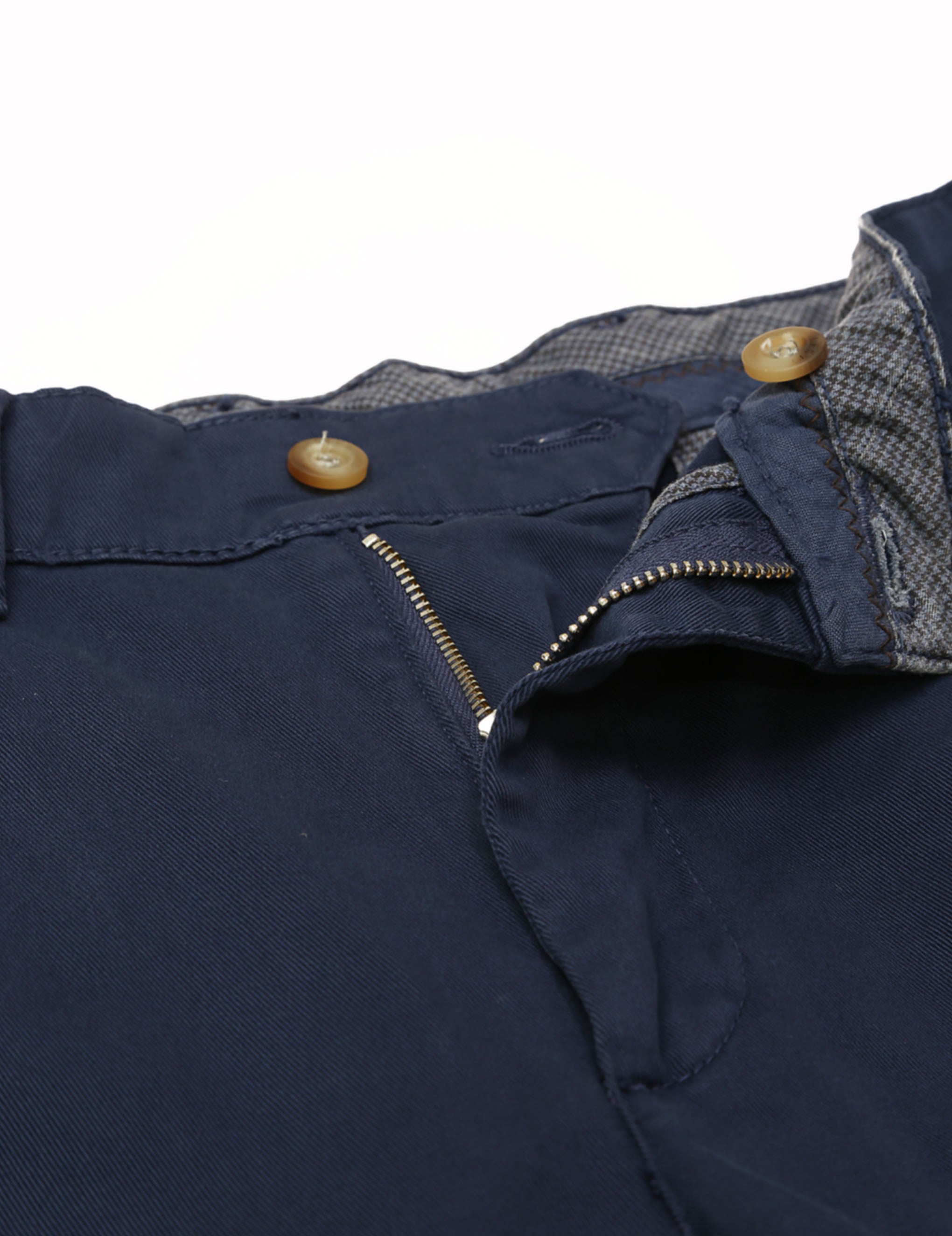 Pantalón gabardina elastan c/p Azul medio
