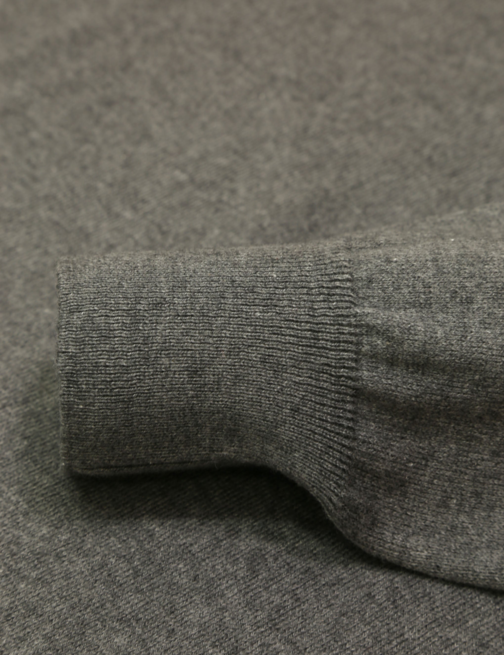 Jersey pico algodón cashmere Gris