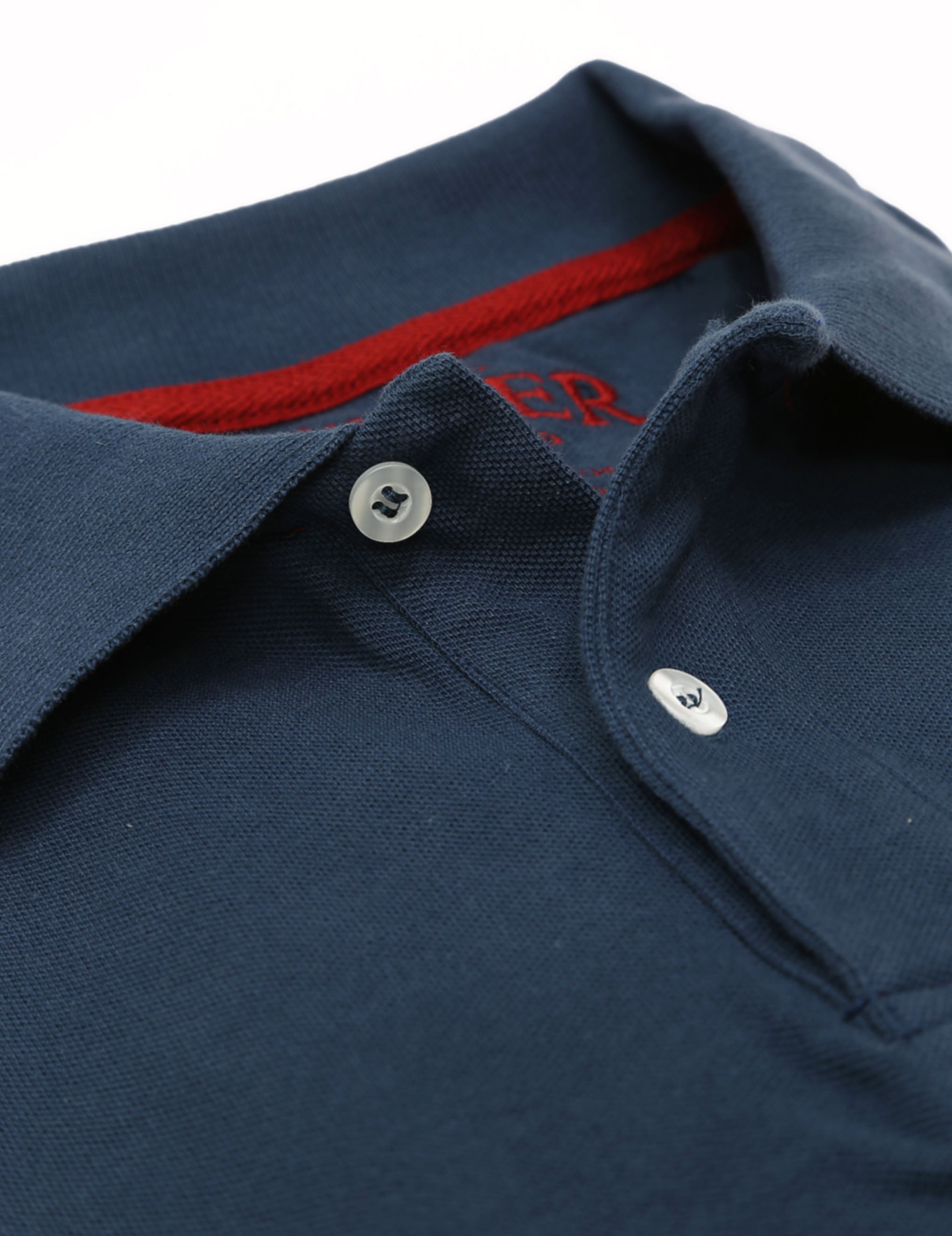 Polo franja lester Azul oscuro