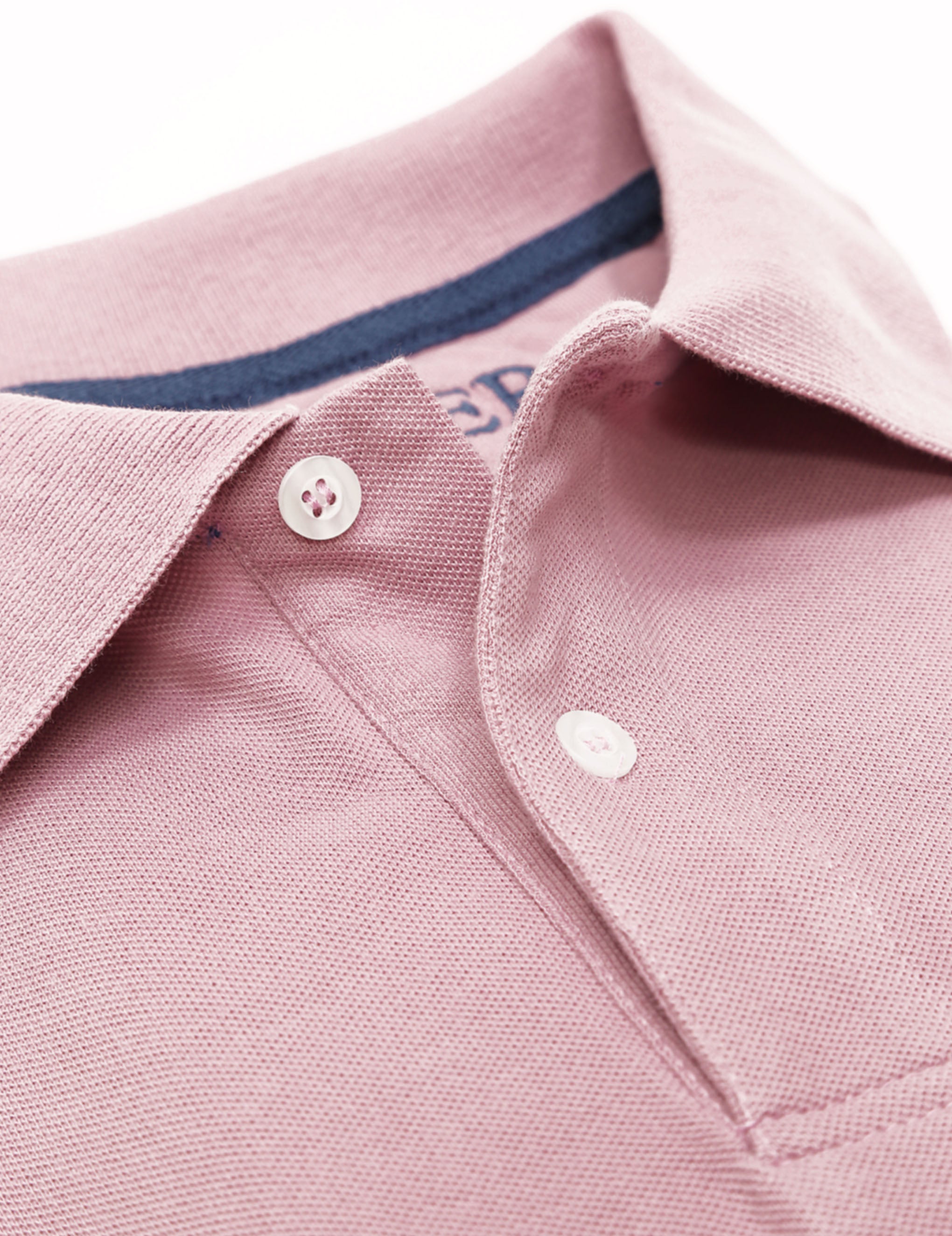 Polo pique manga corta Rosa