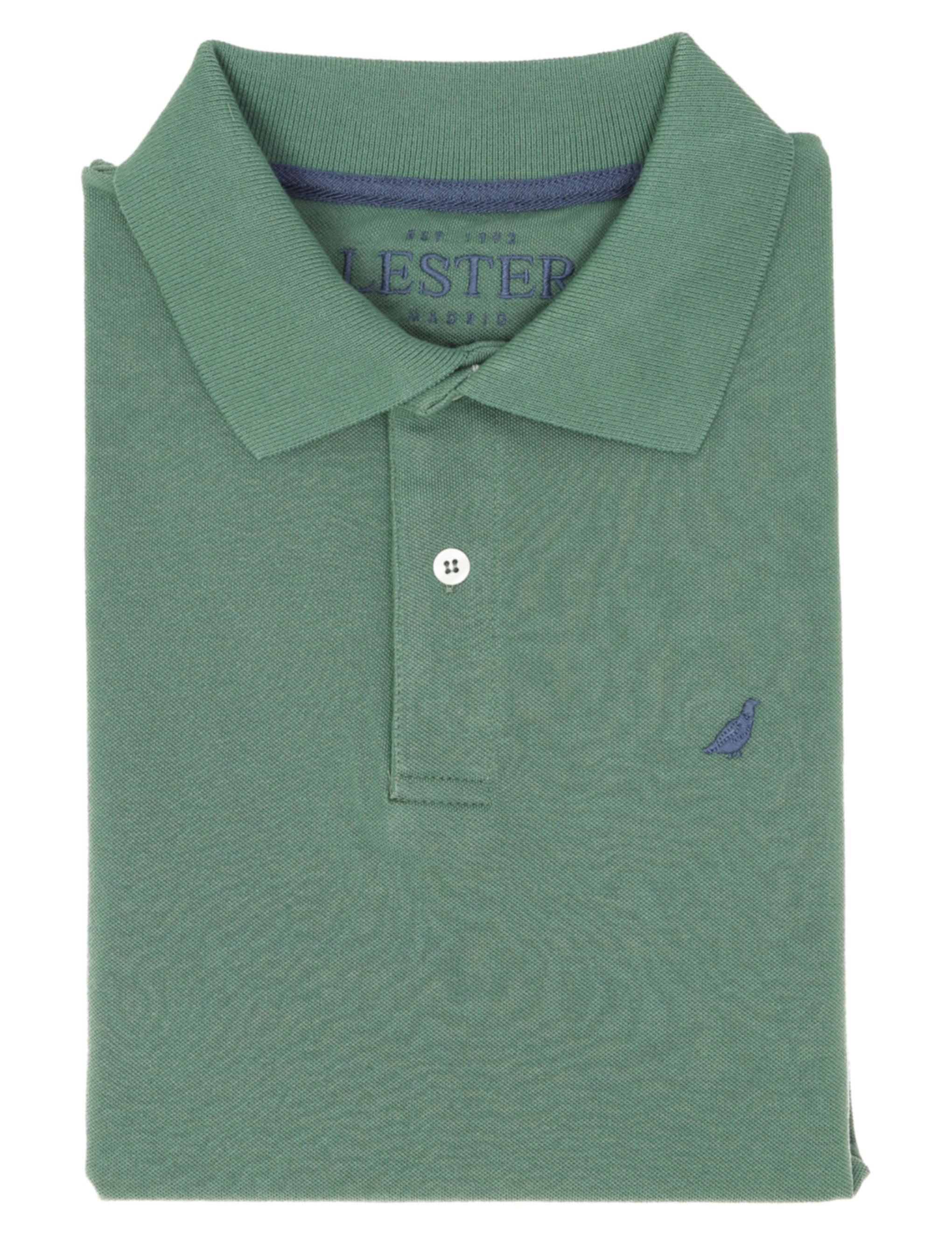 Polo pique manga corta Verde oscuro
