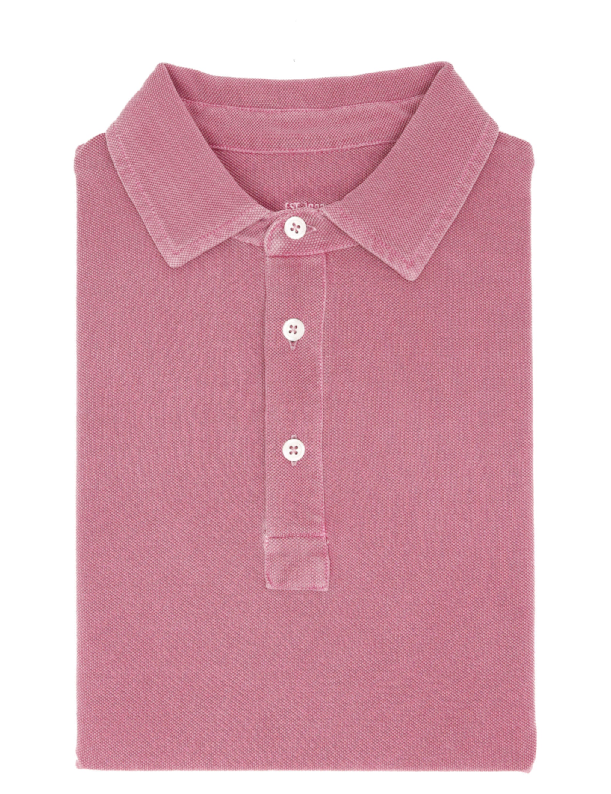Polo pique lavado Rosa