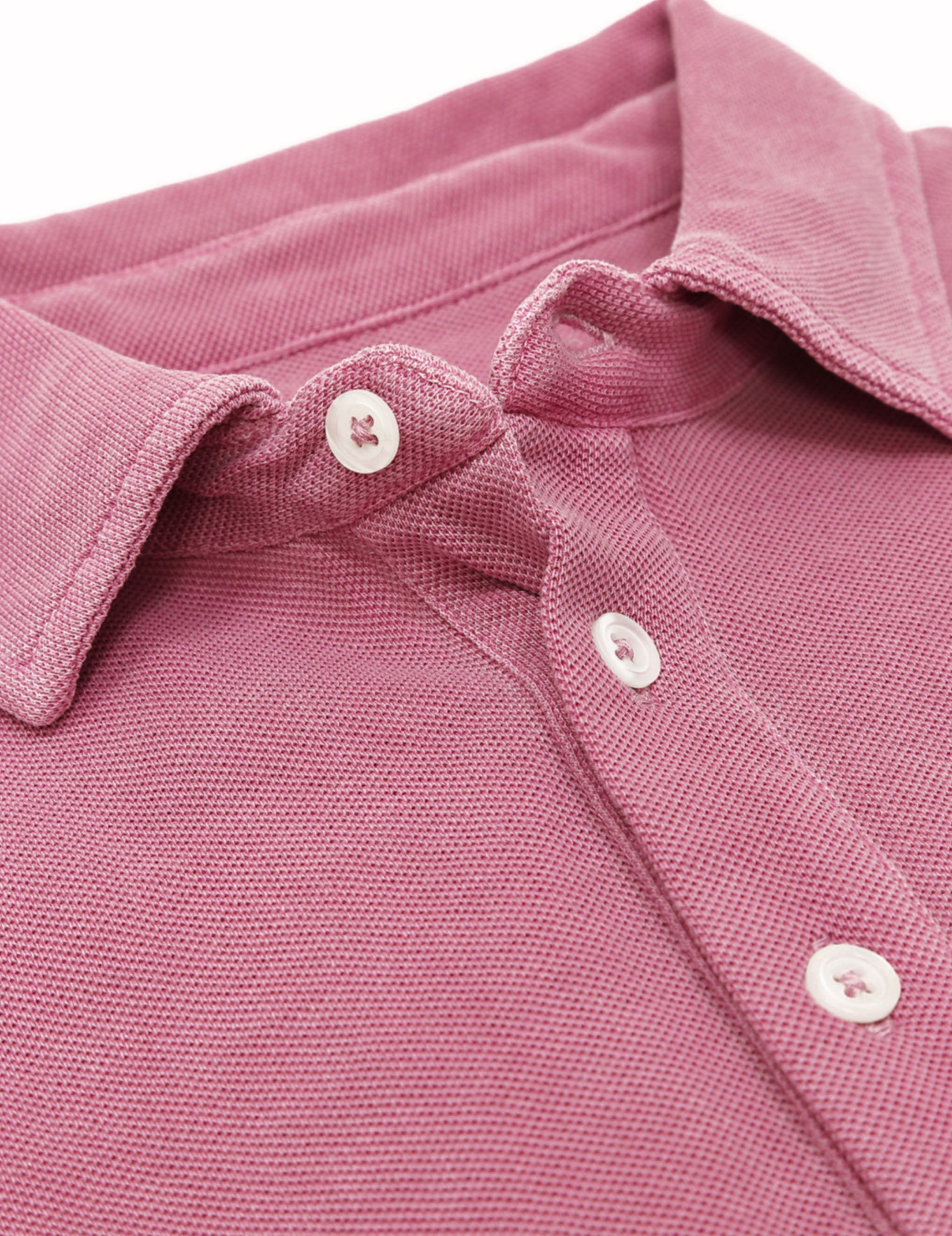Polo pique lavado Rosa