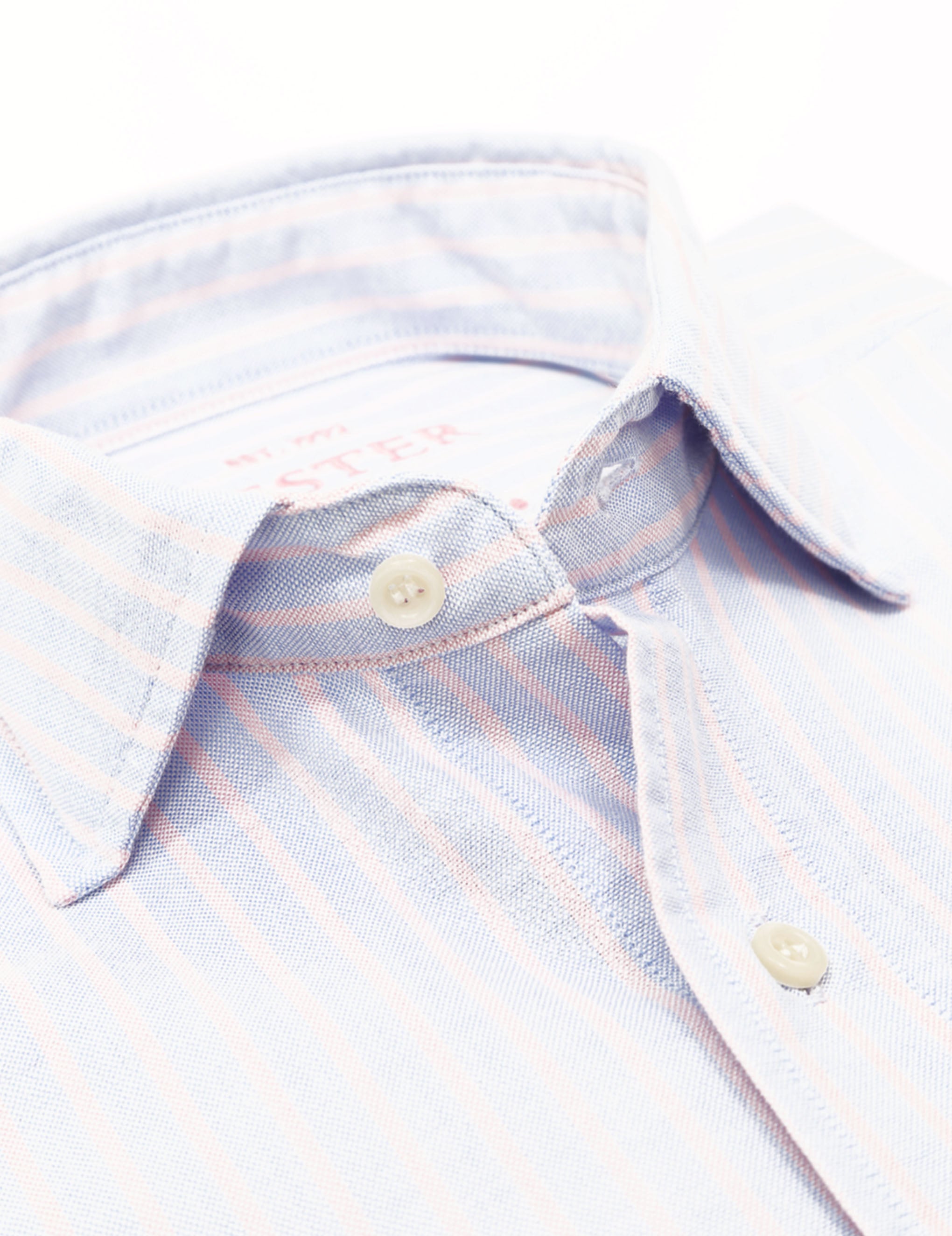 Camisa sport oxford raya Azul/rosa