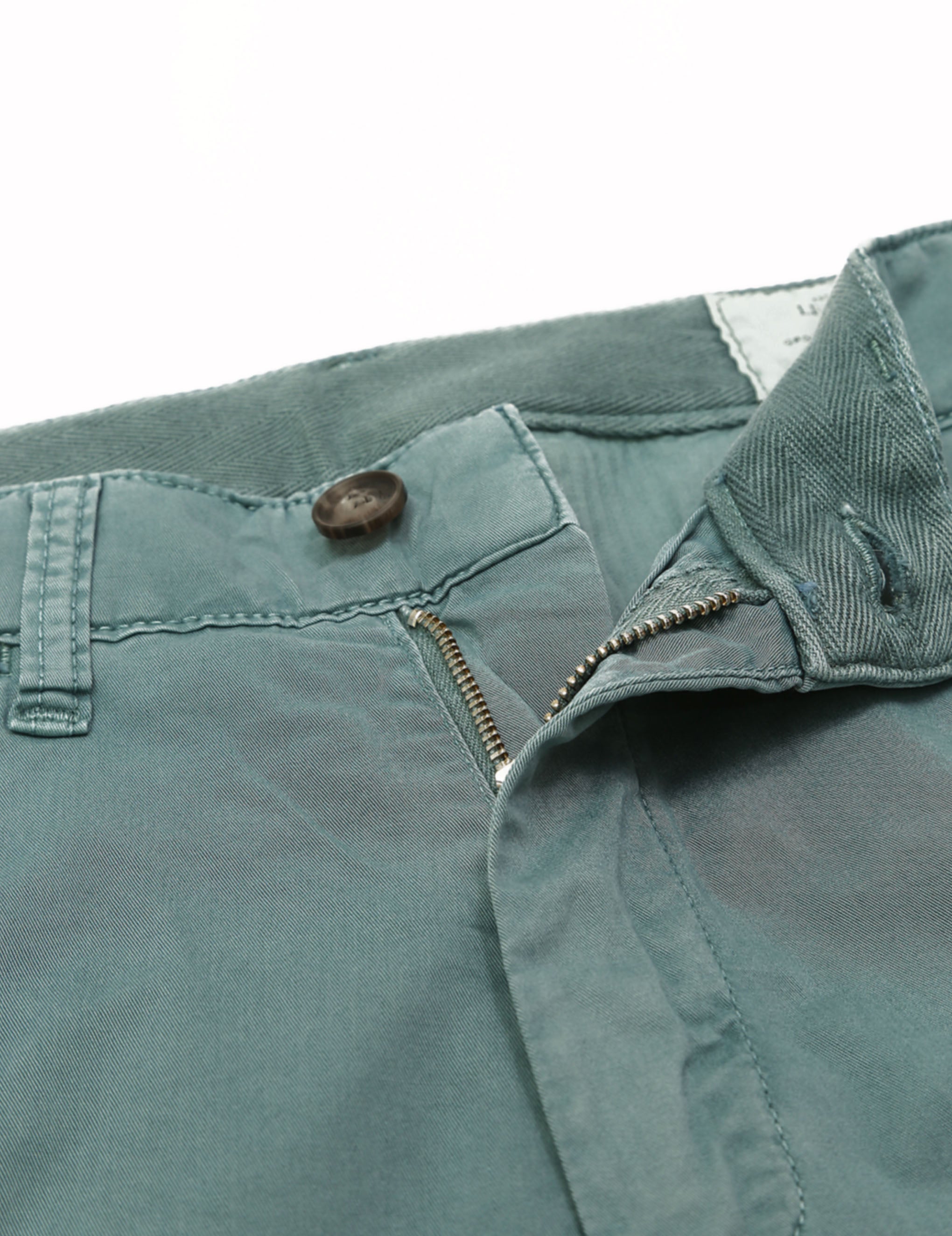 Pantalón satén lavado Verde