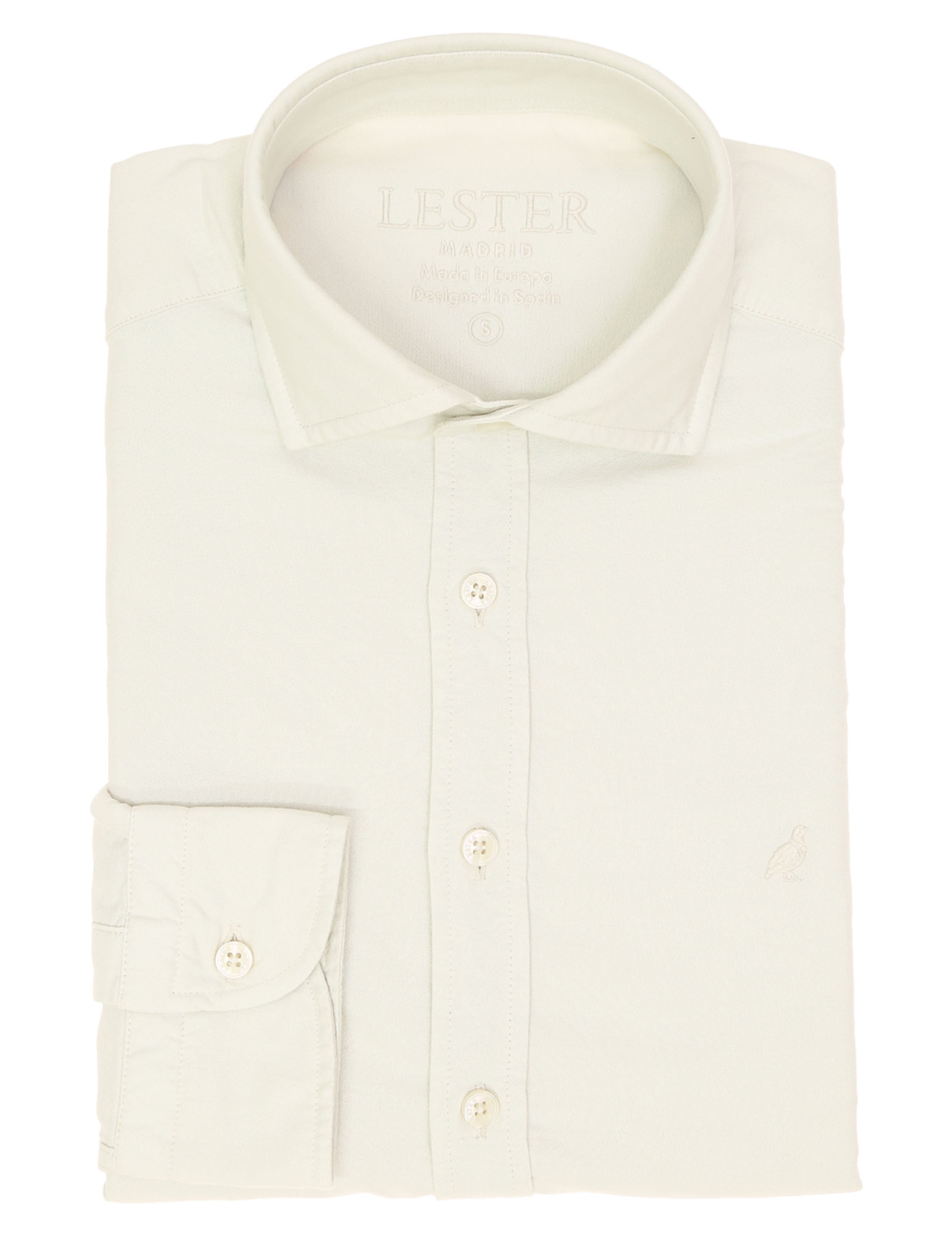 Camisa oxford tintada Crudo