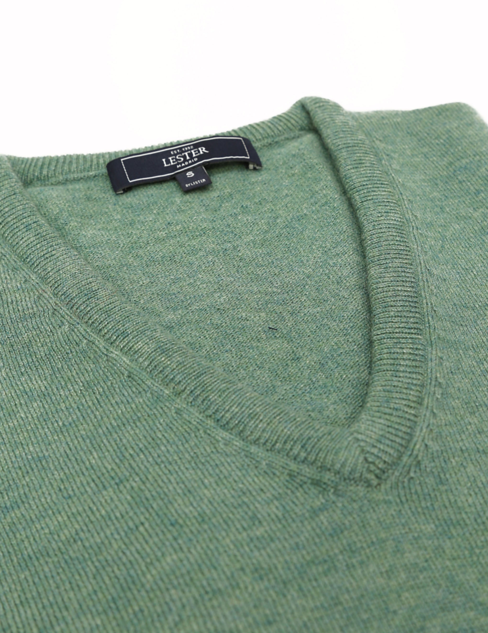 Jersey cashmere pico Verde