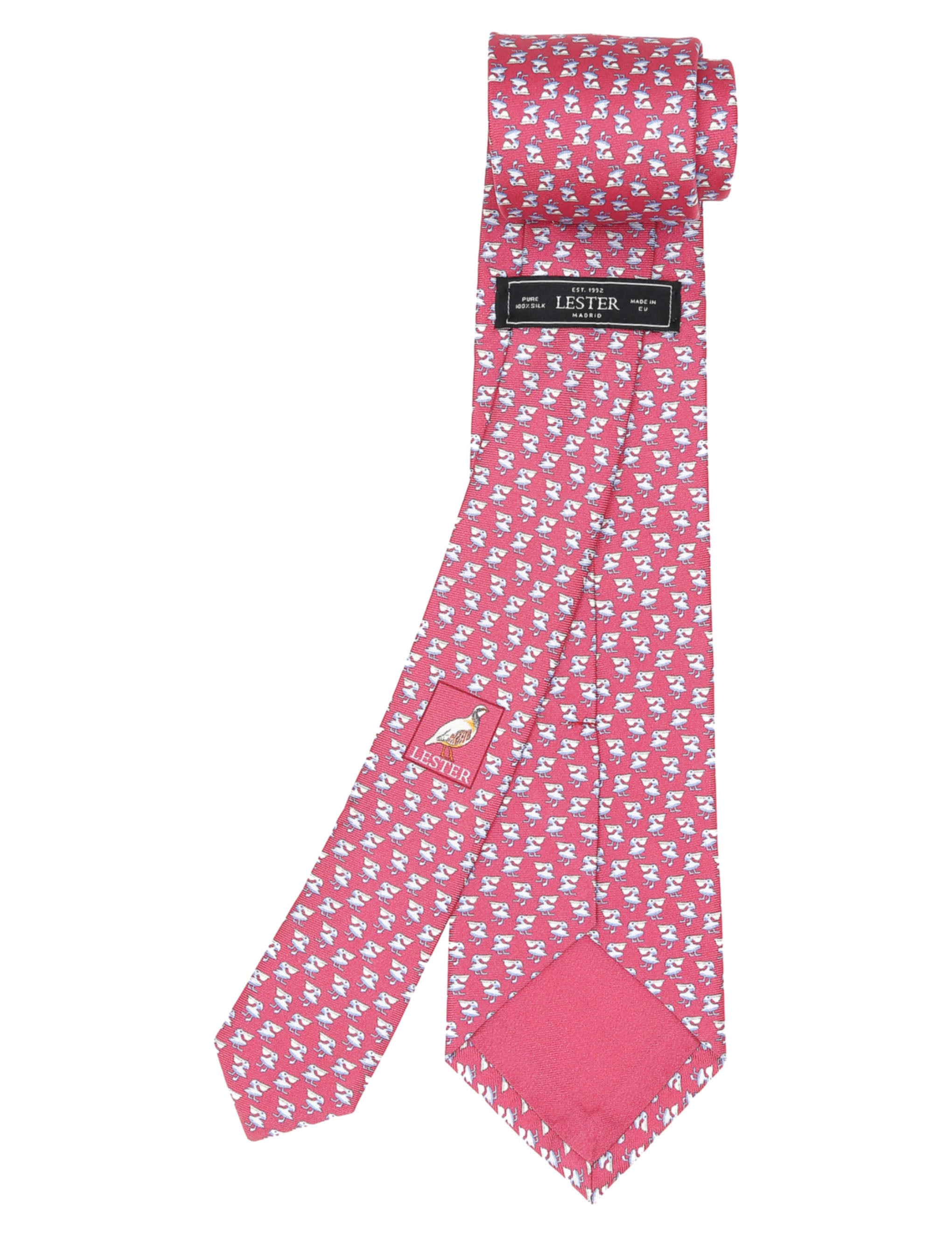 Corbata pelicanos Rosa/azul