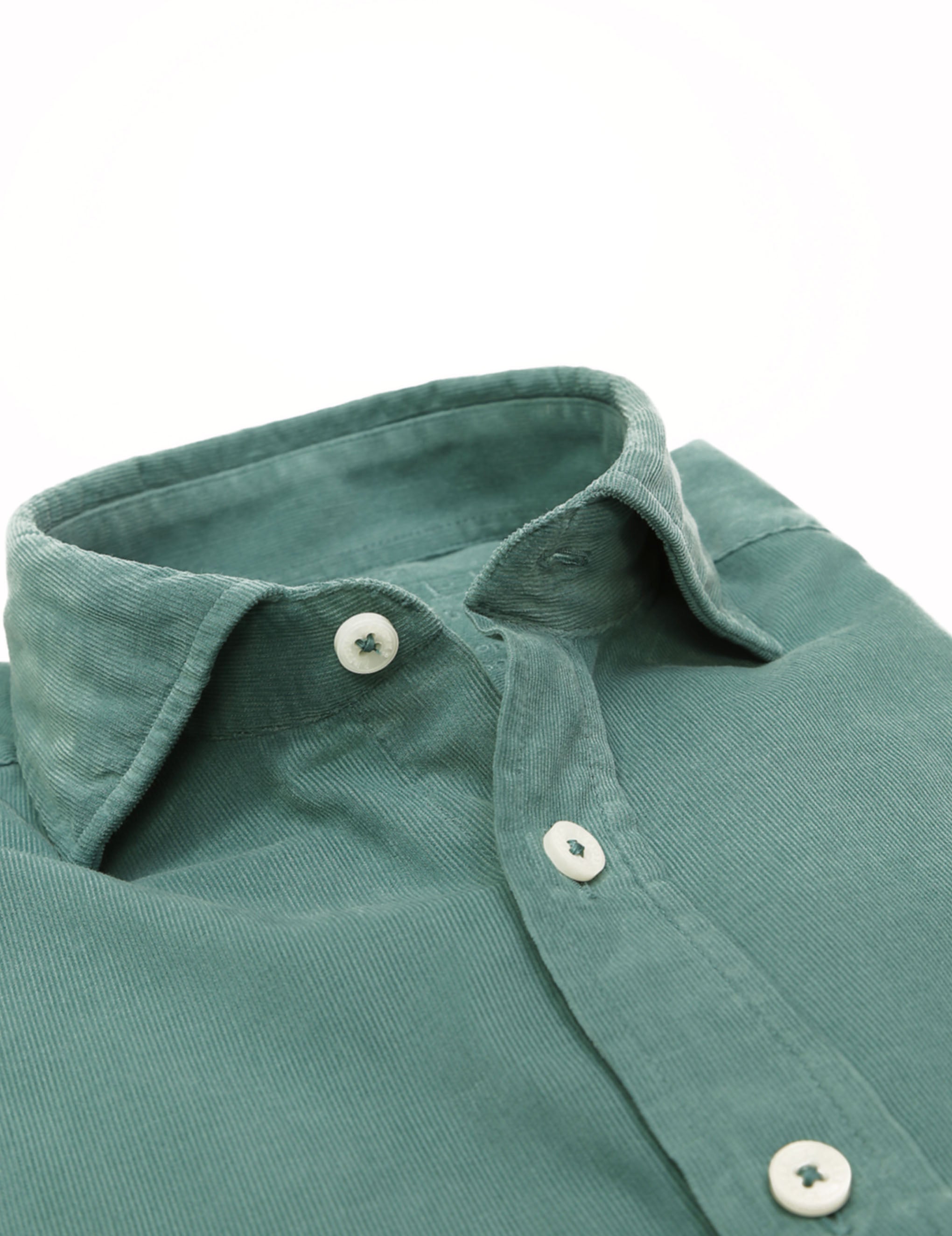 Camisa micropana tintada Verde