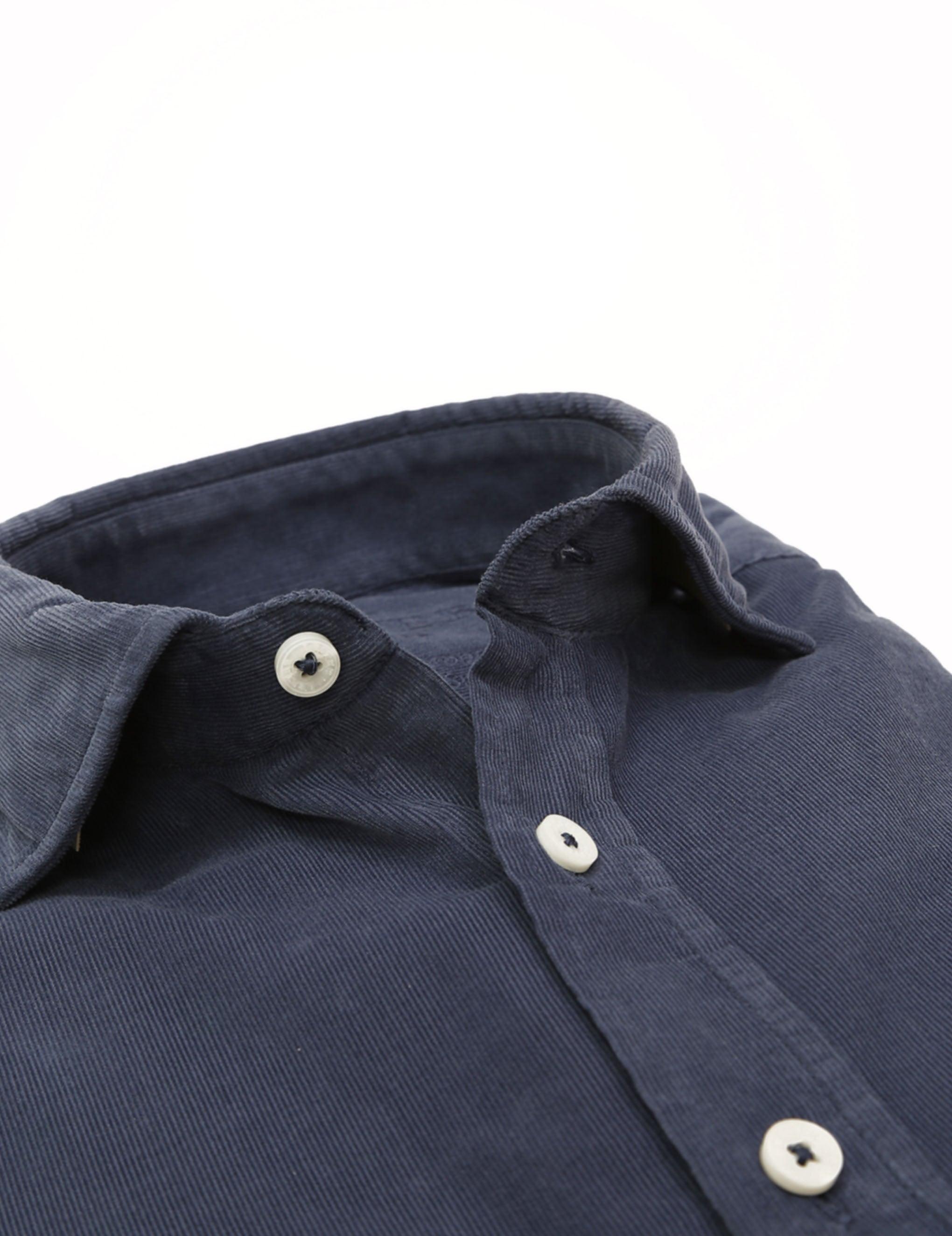 Camisa micropana tintada Azul medio