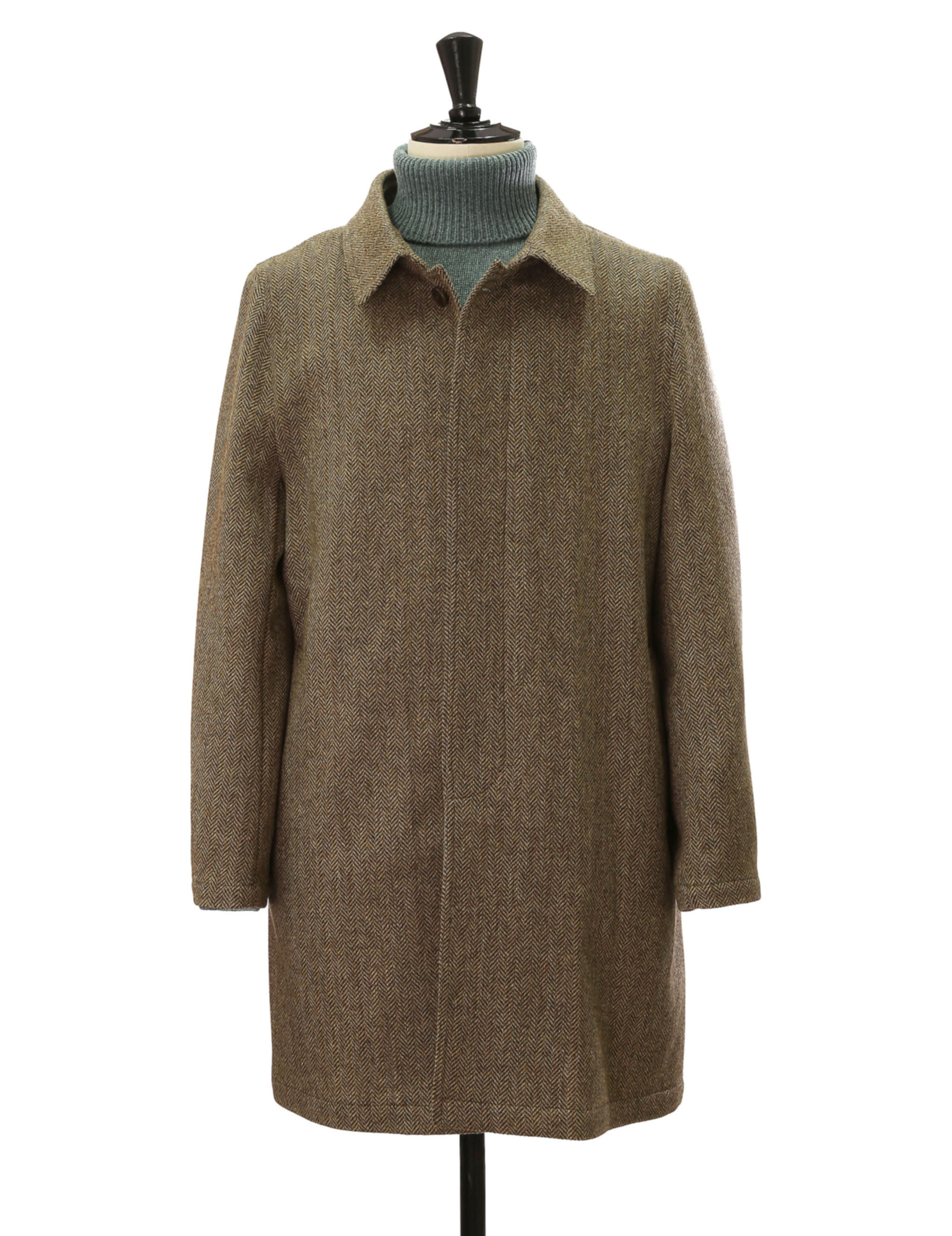 Abrigo tweed chester Marrón