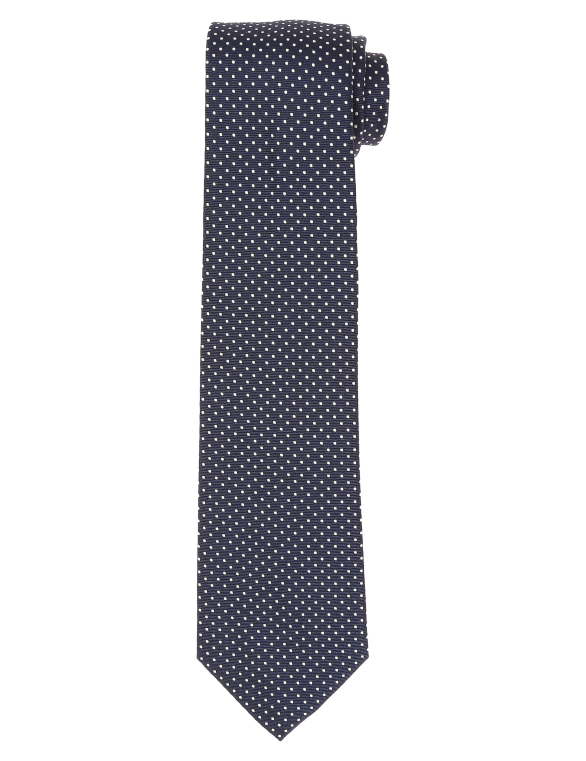 Corbata pois Azul/blanco