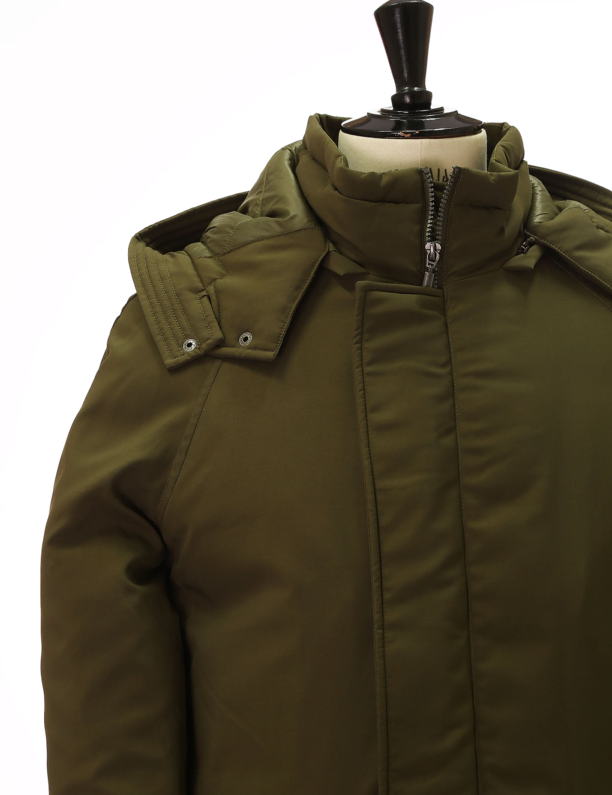 Chaqueton capucha Verde
