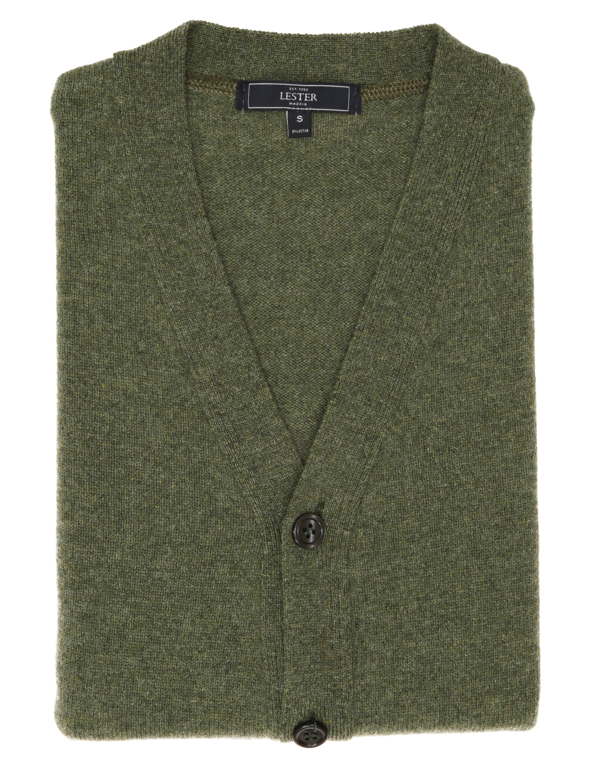Cardigan lana Verde