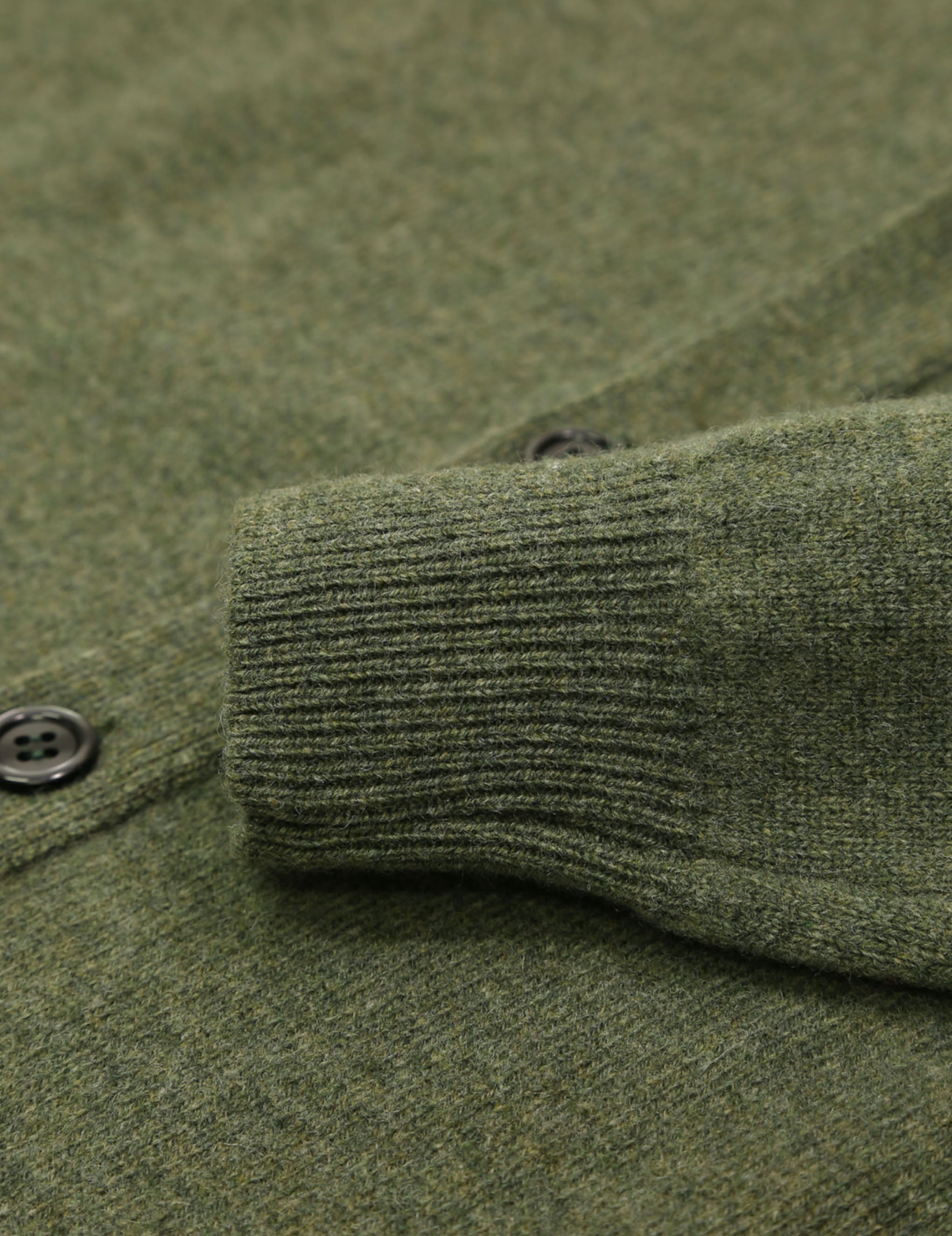 Cardigan lana Verde