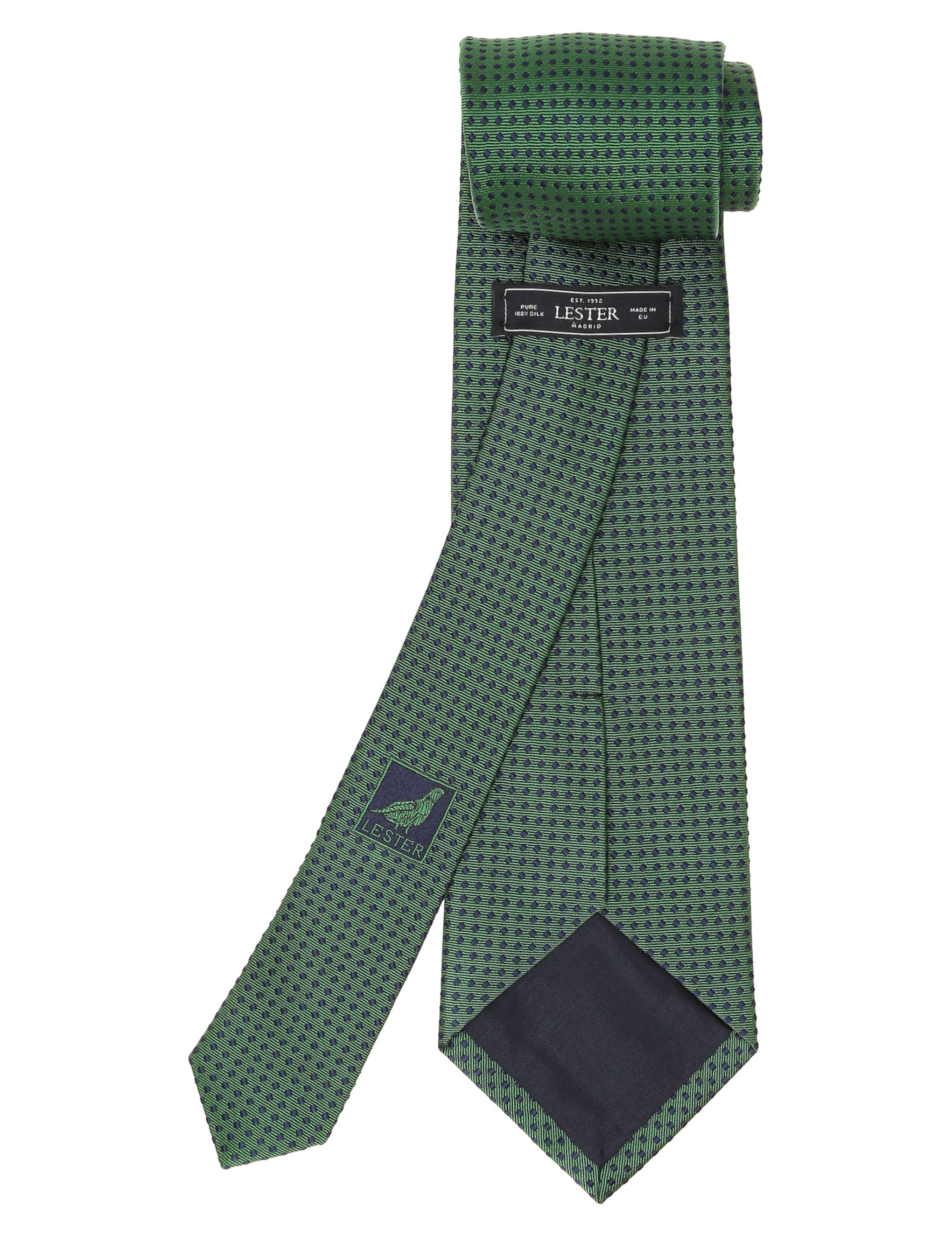 Corbata cubitos Verde/azul