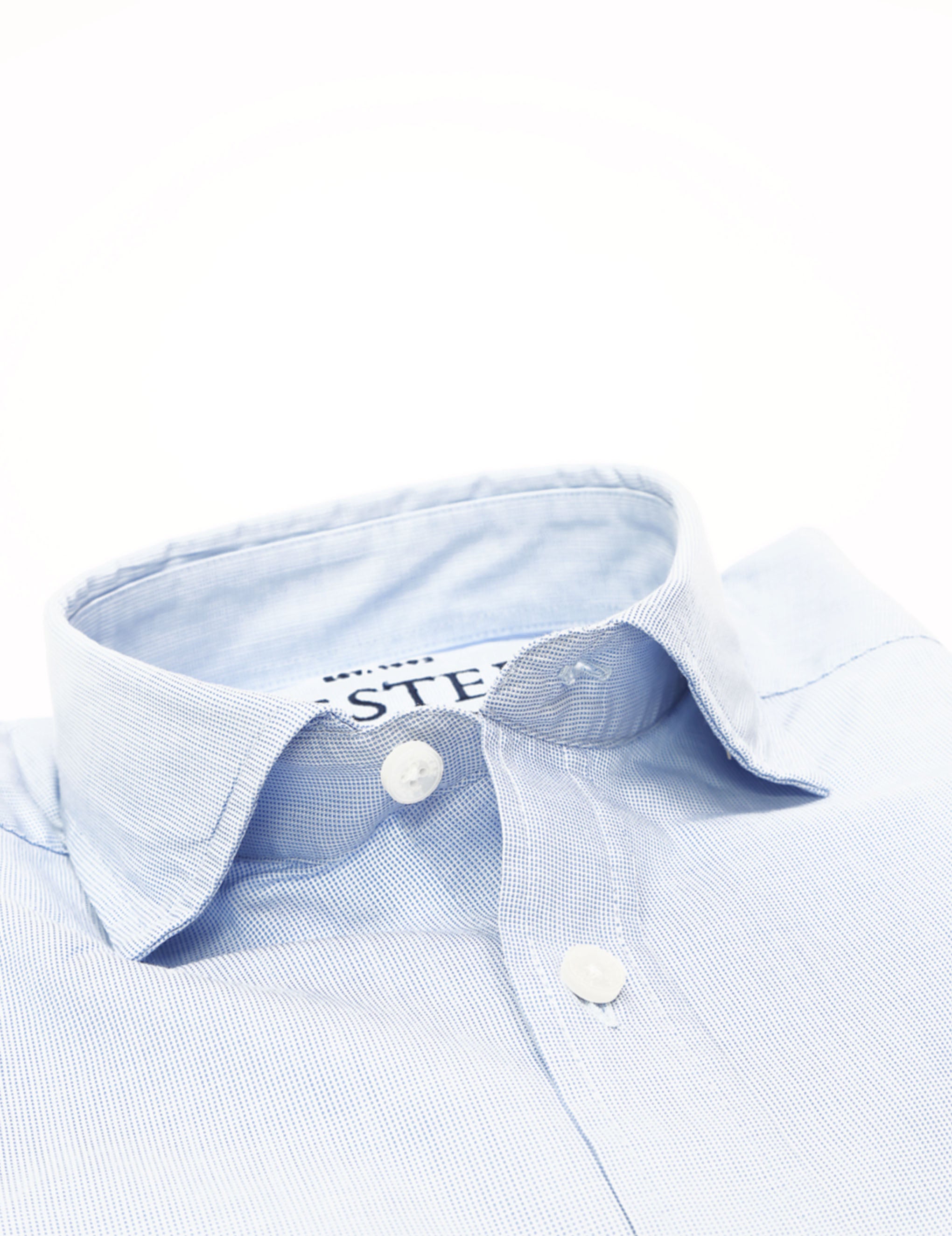 Camisa sport semilisa Azul