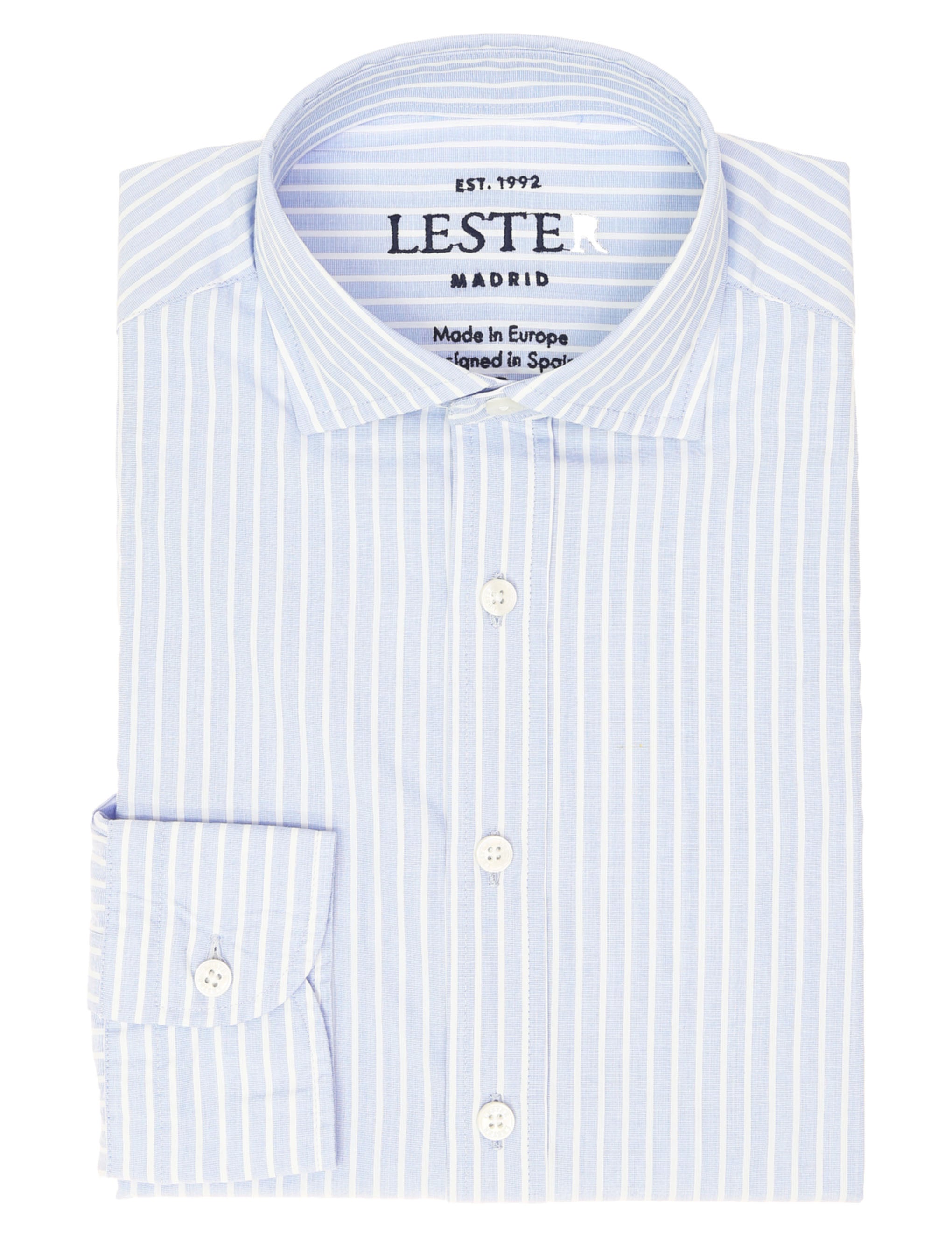 Camisa sport raya ancha Azul