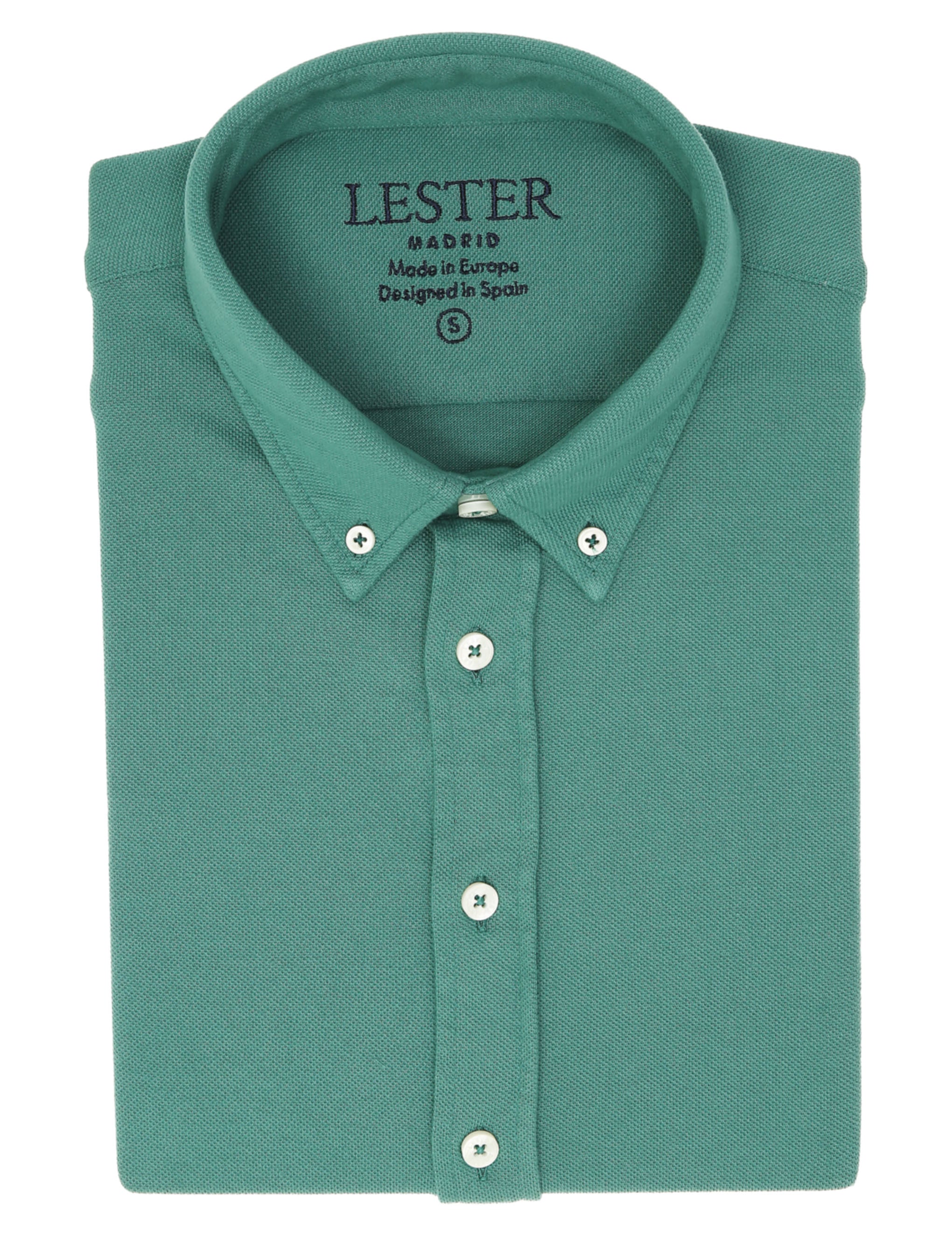 Camisa pique malla Verde