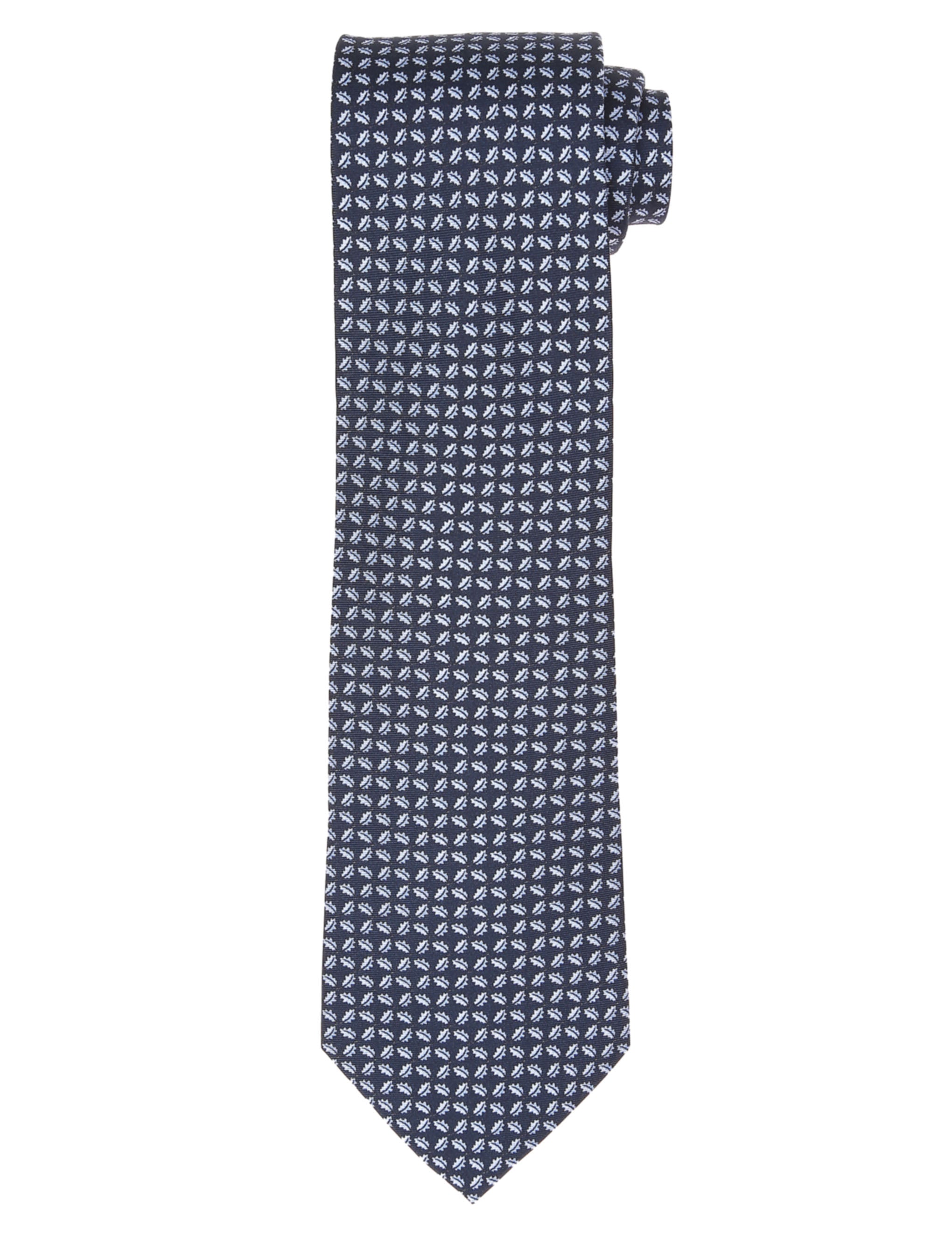 Corbata hoja Azul/azul