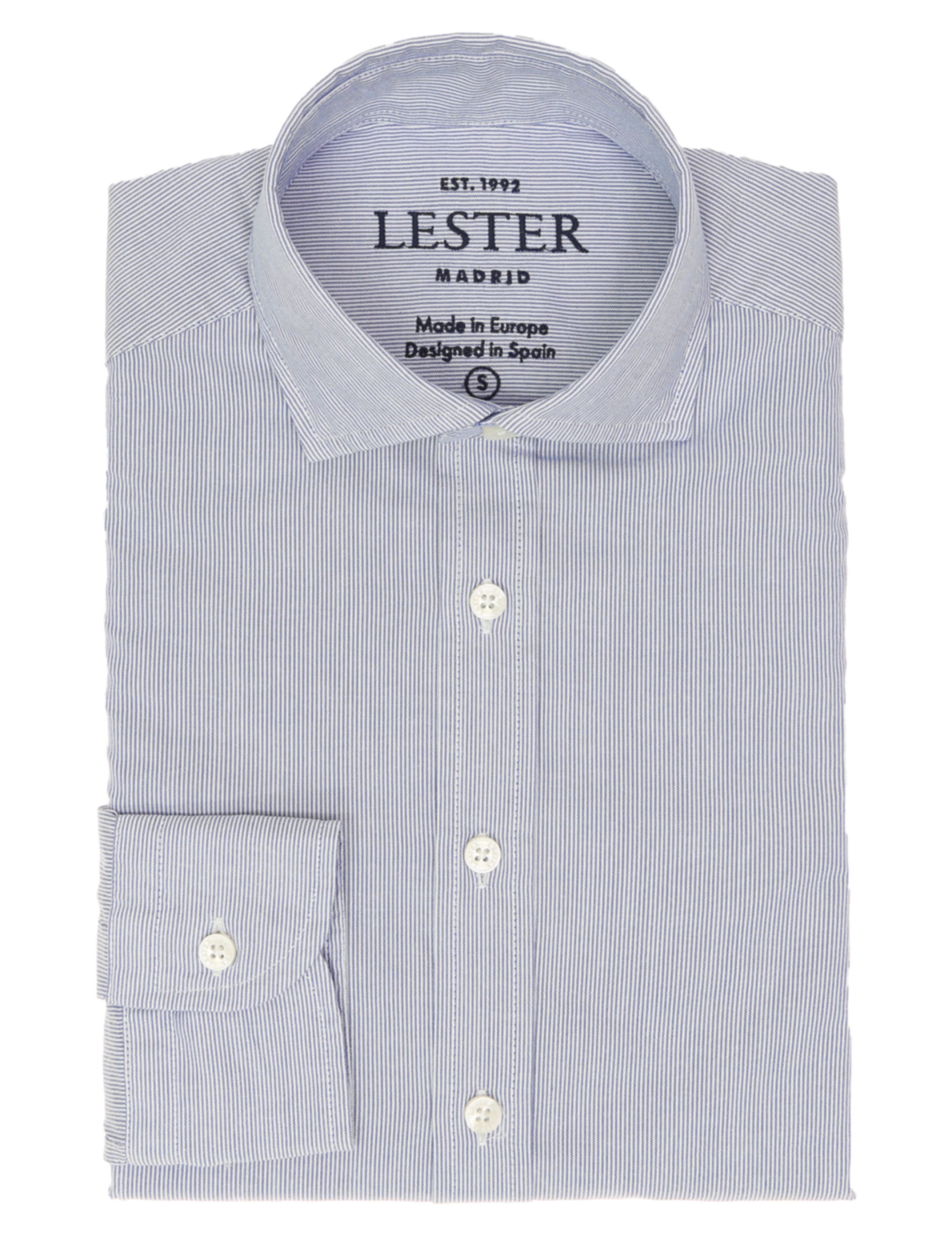 Camisa sport oxford mil rayas Azul