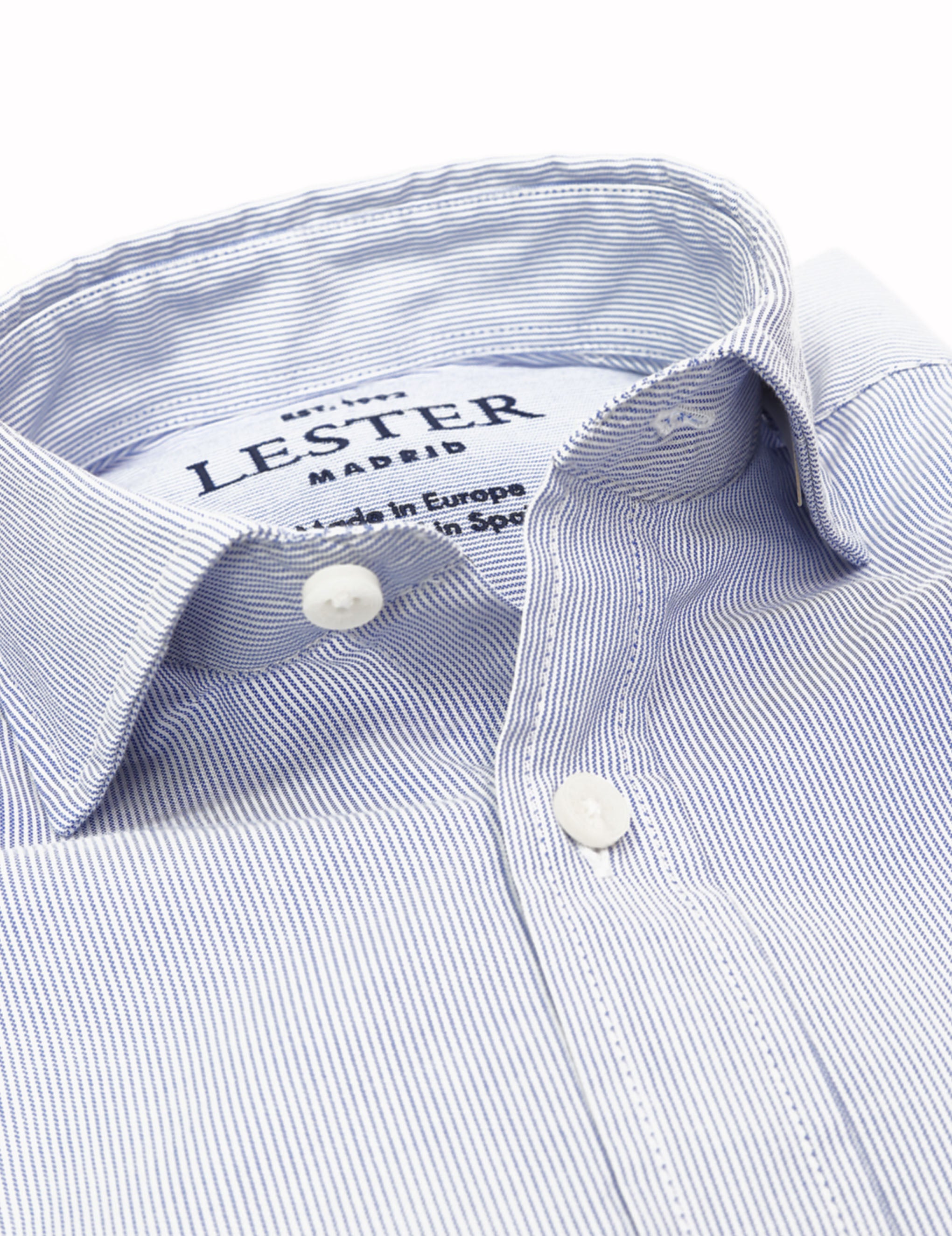 Camisa sport oxford mil rayas Azul