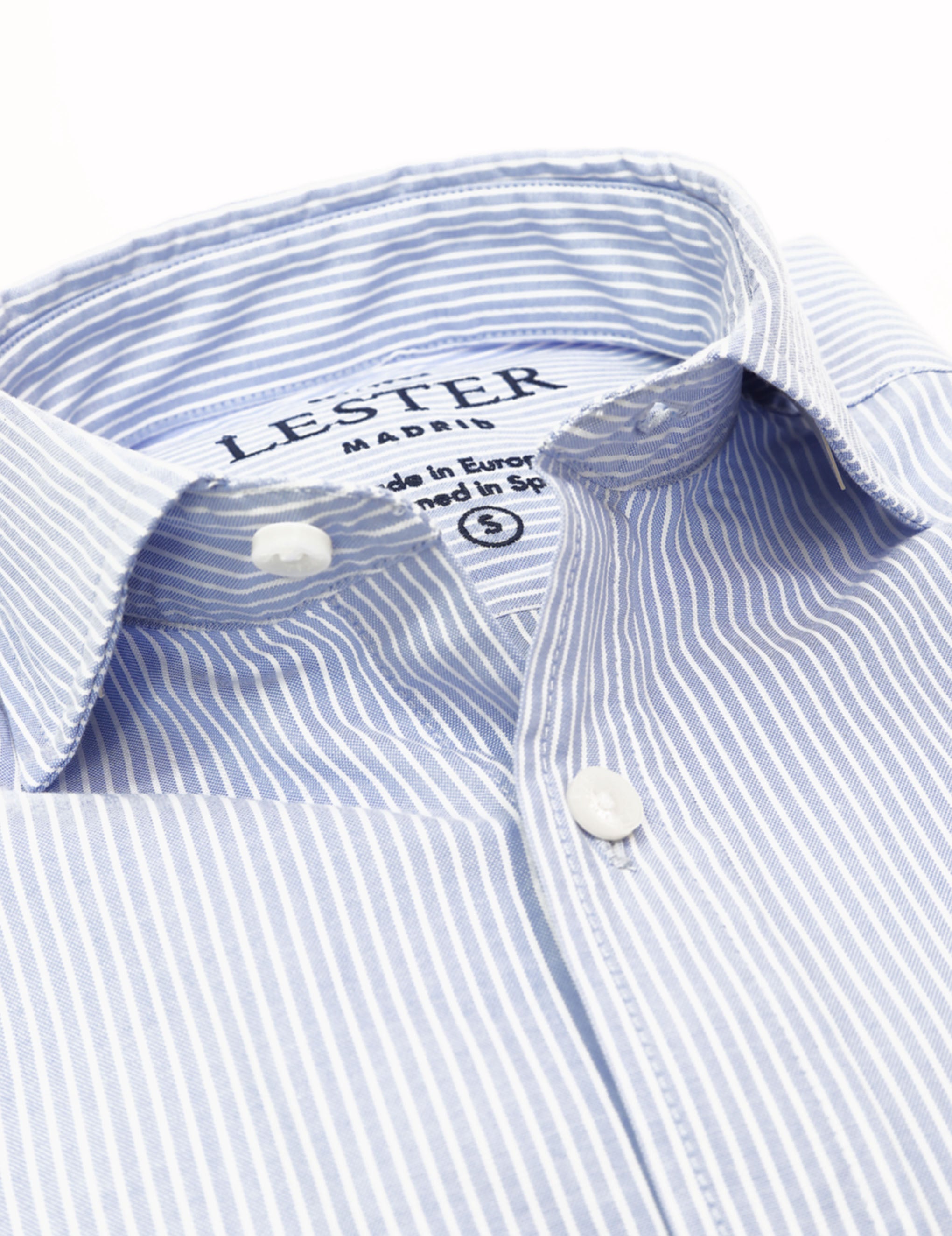 Camisa sport oxford raya fina Azul