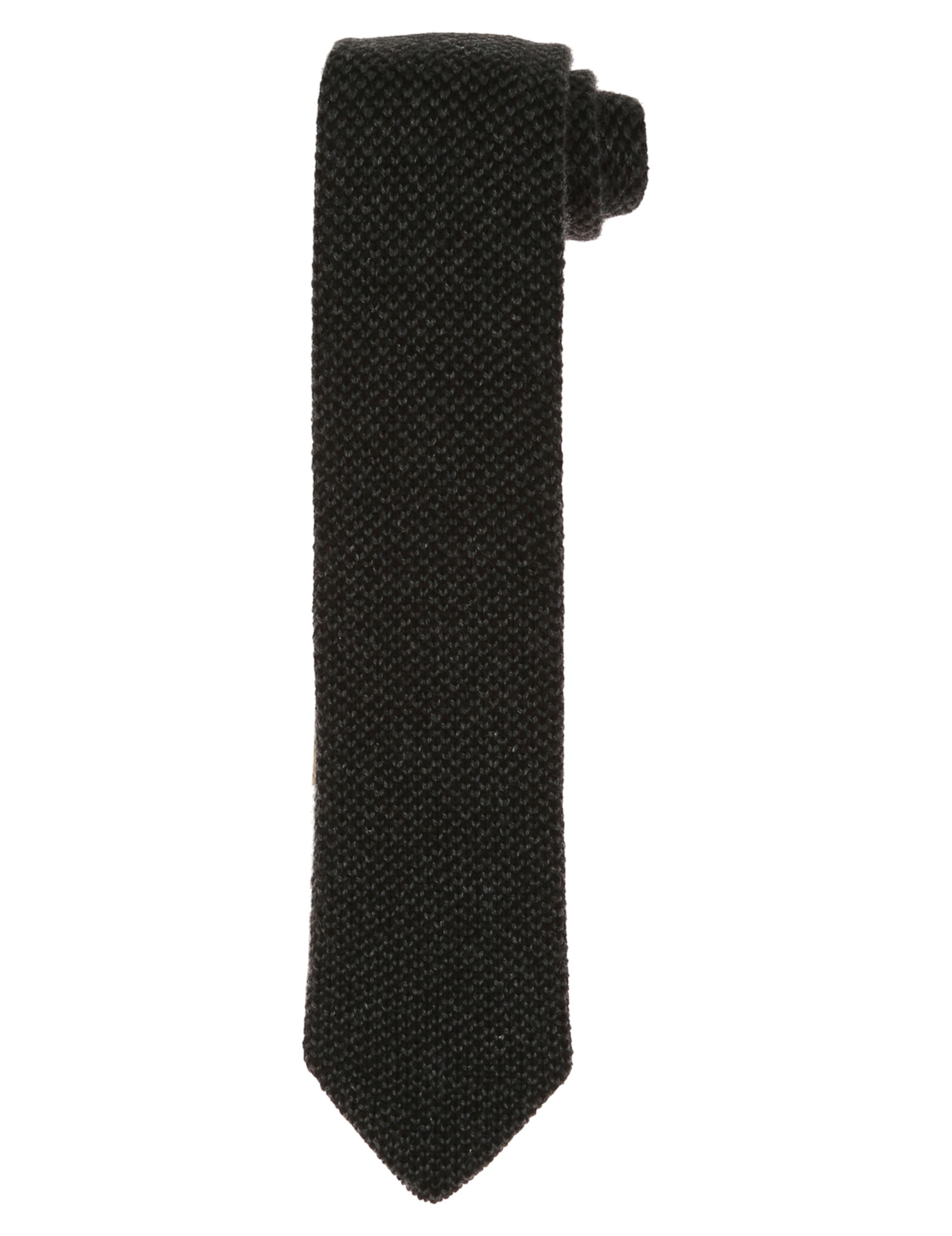 Corbata maglia cashmere Gris gris