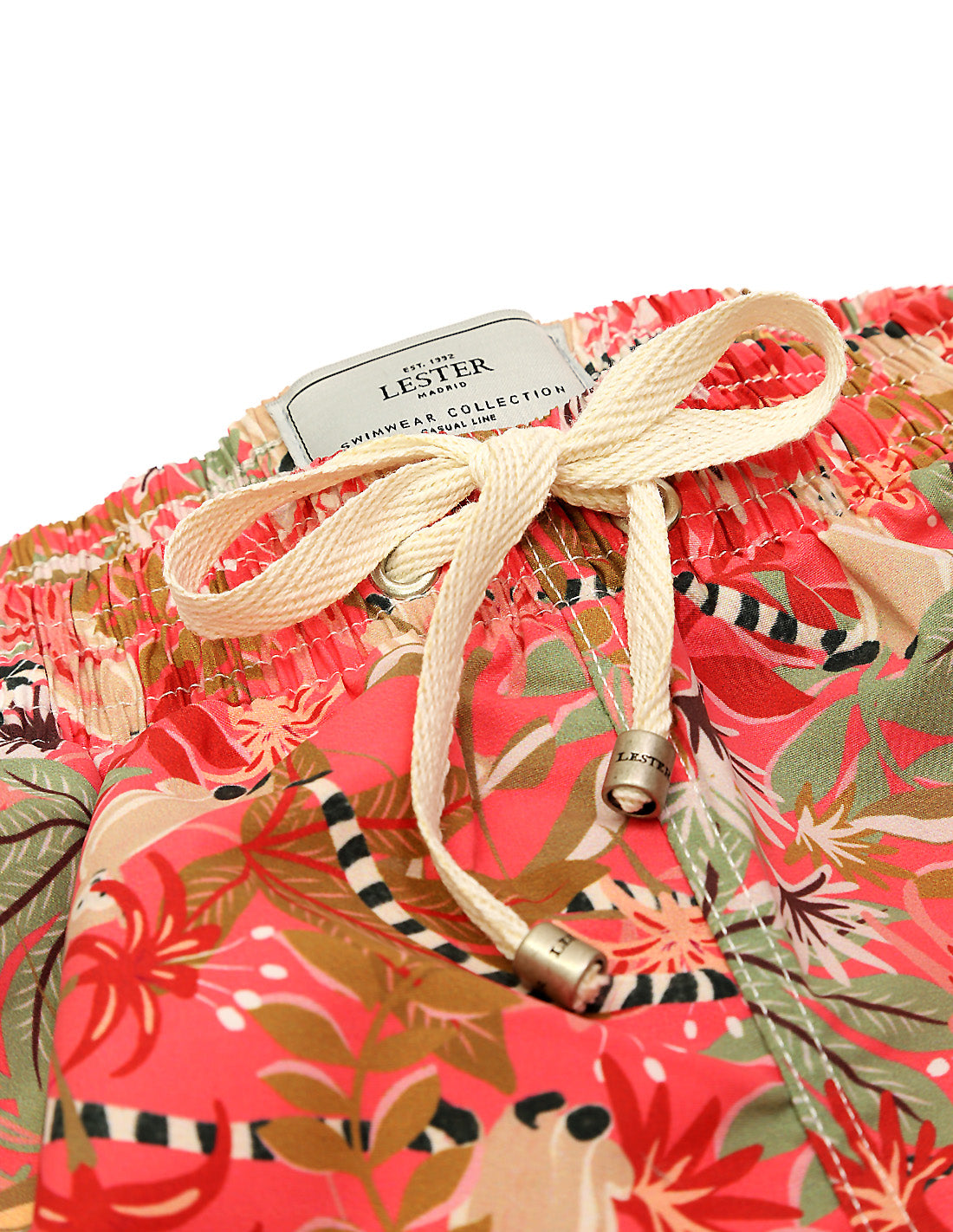 Traje de baño tropical monos Rosa