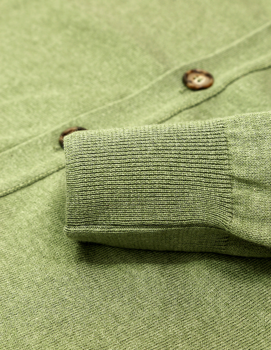 Cardigan algodón Verde