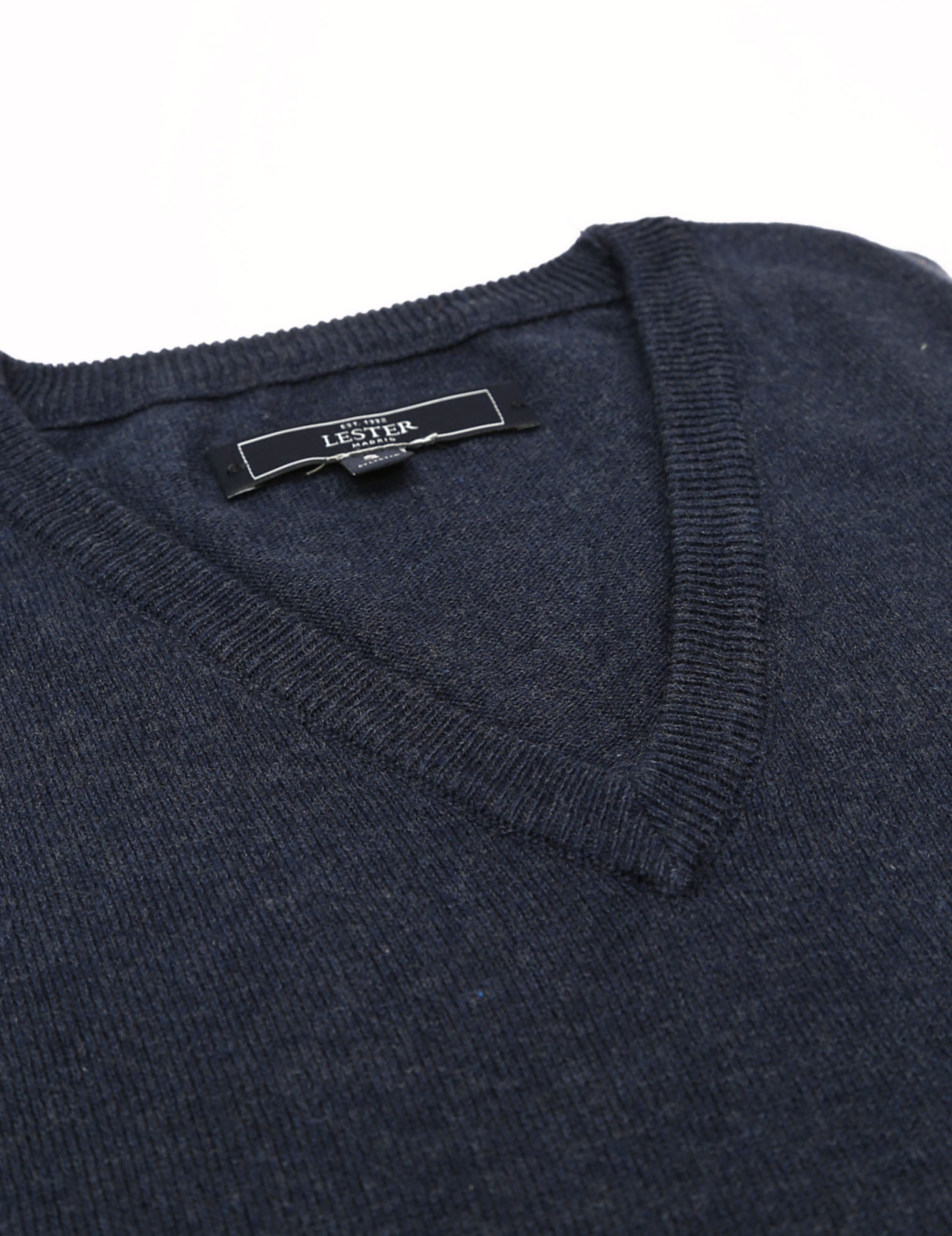 Jersey pico algodón Azul oscuro