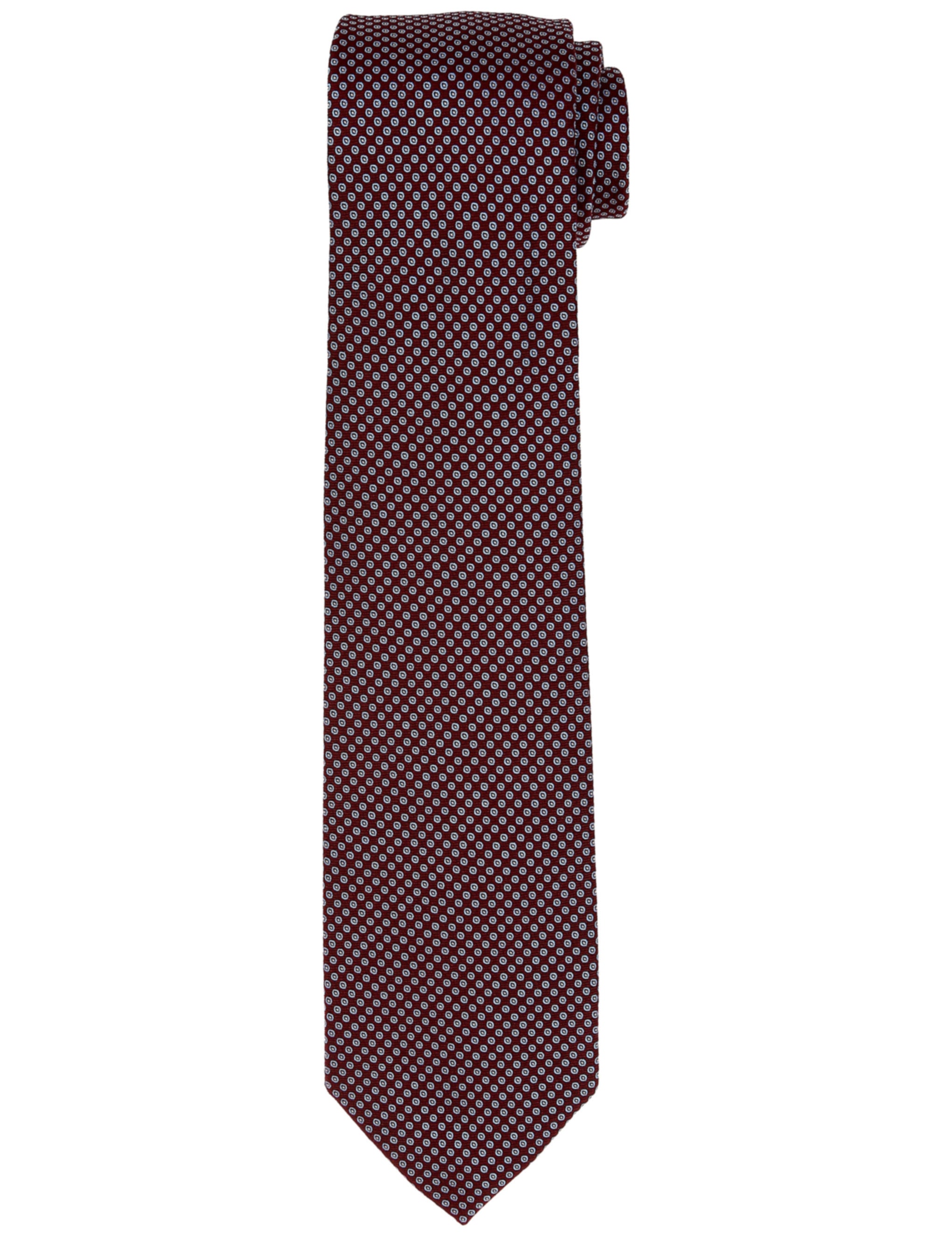 Corbata falso pois Burdeos/azul