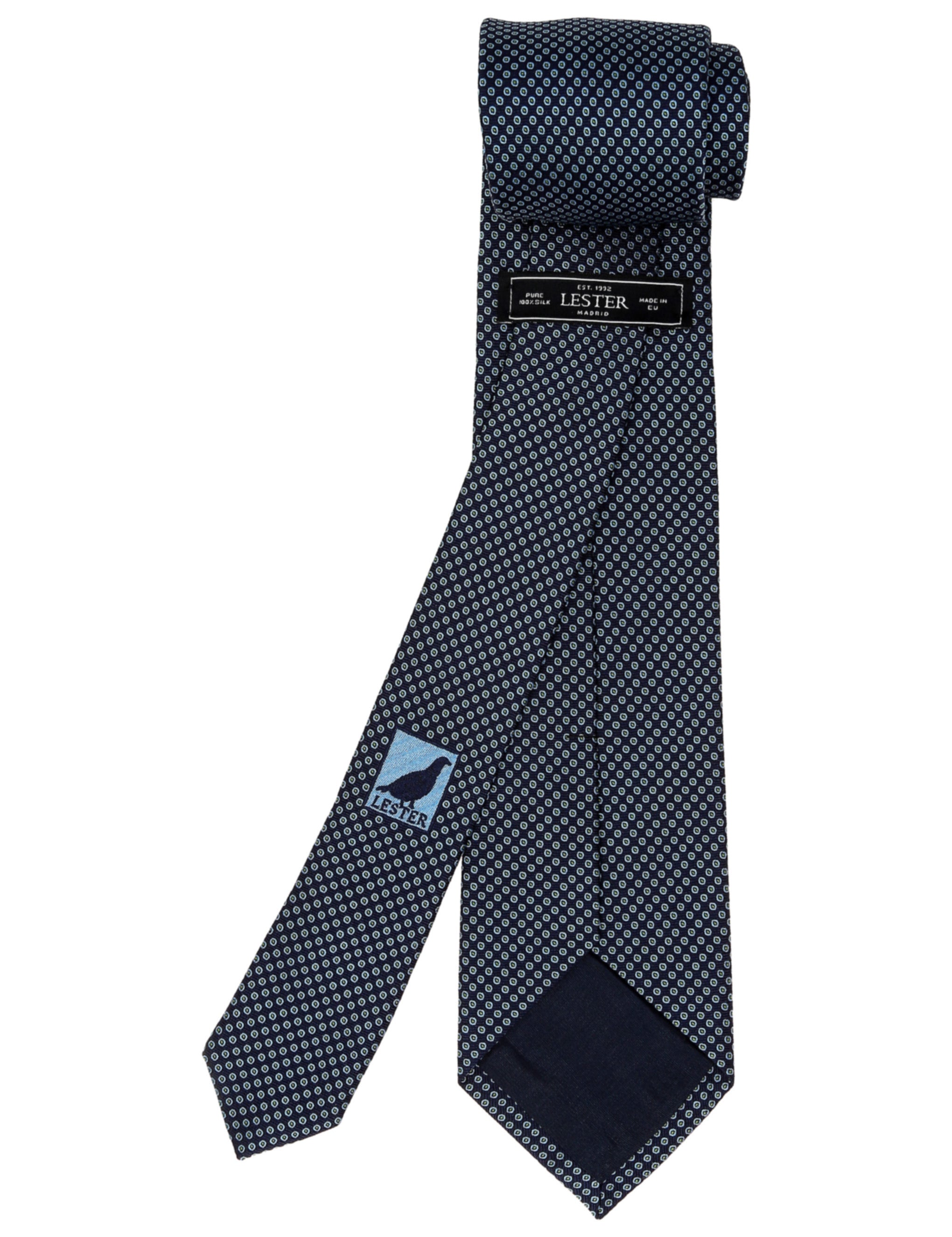 Corbata falso pois Azul/azul