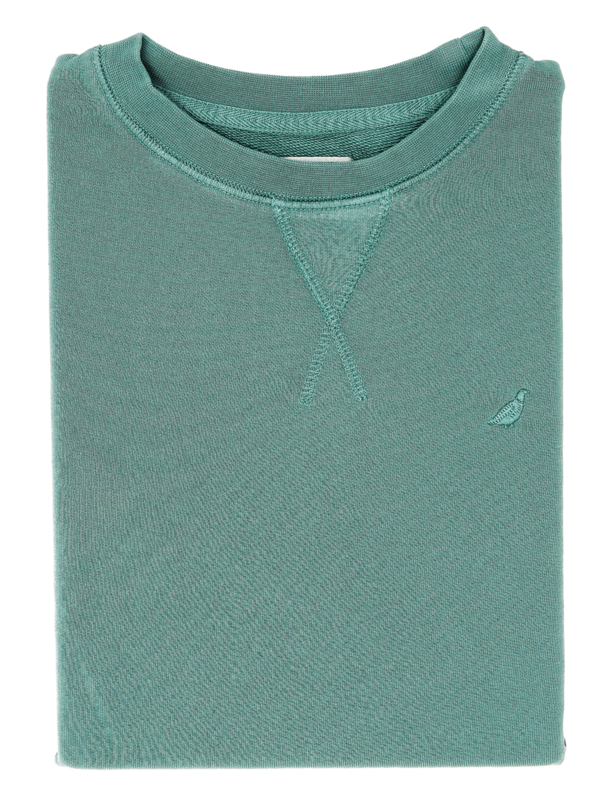 Sudadera lavada perdiz Verde