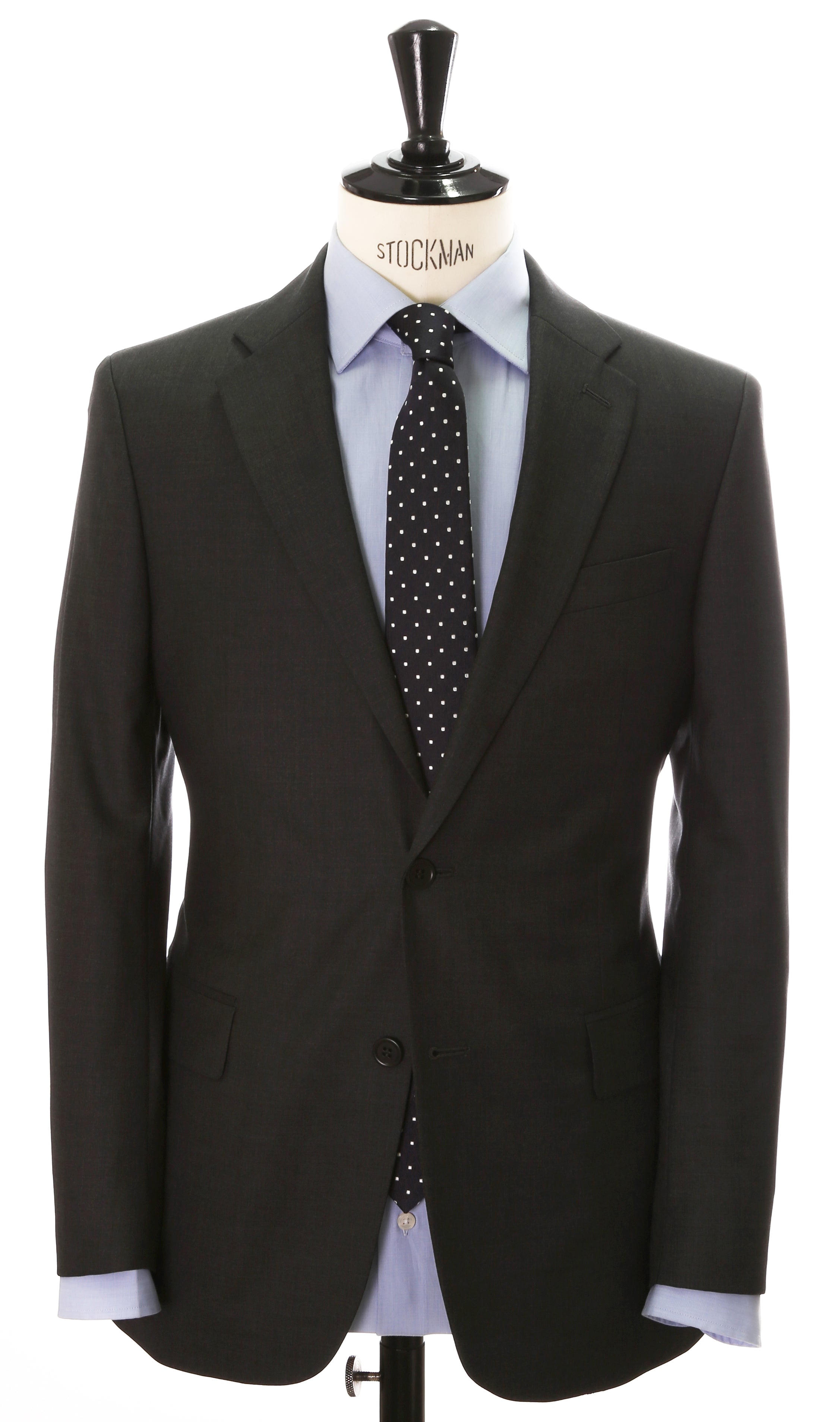 Traje fil a fil c/p Gris