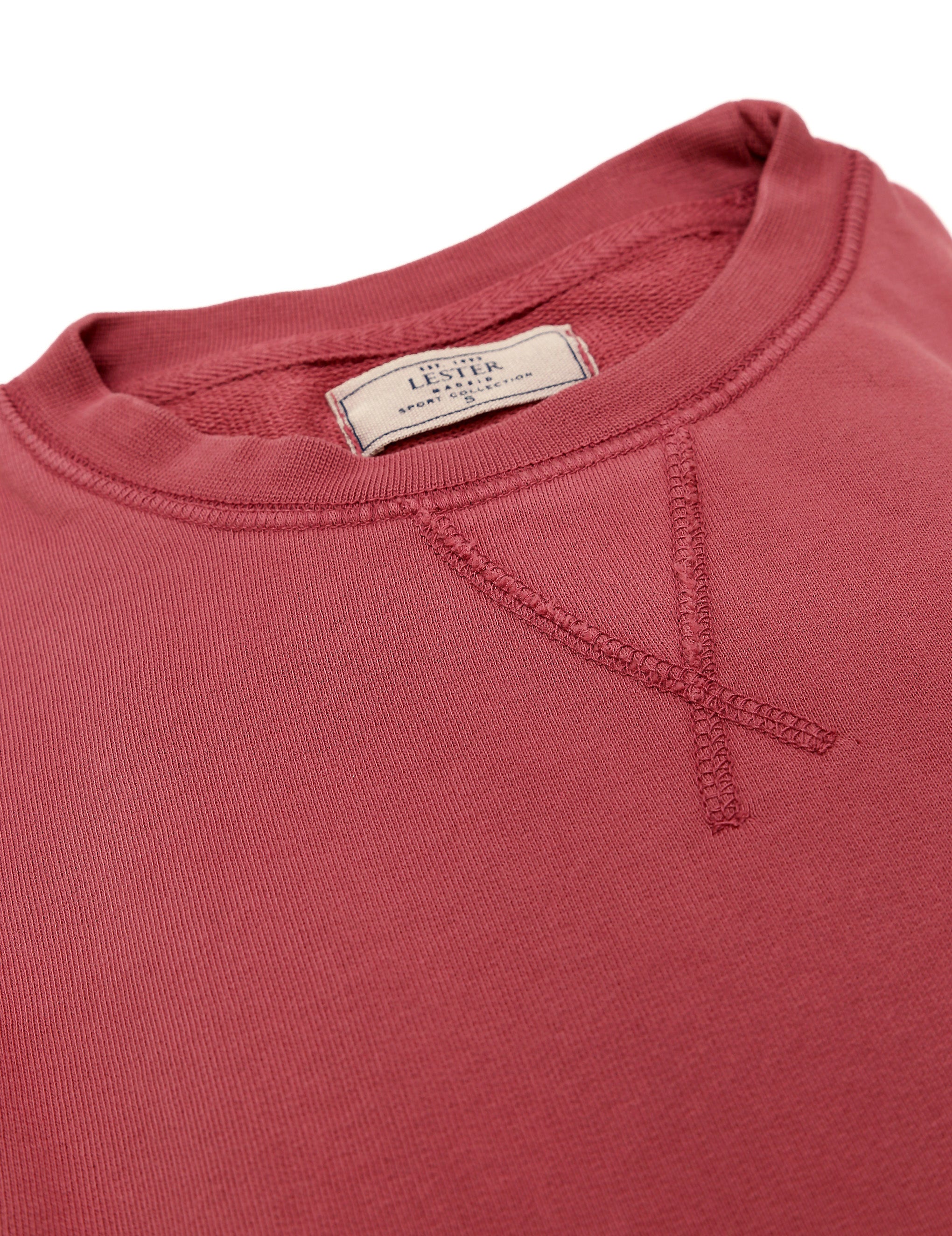 Sudadera lavada perdiz Burdeos