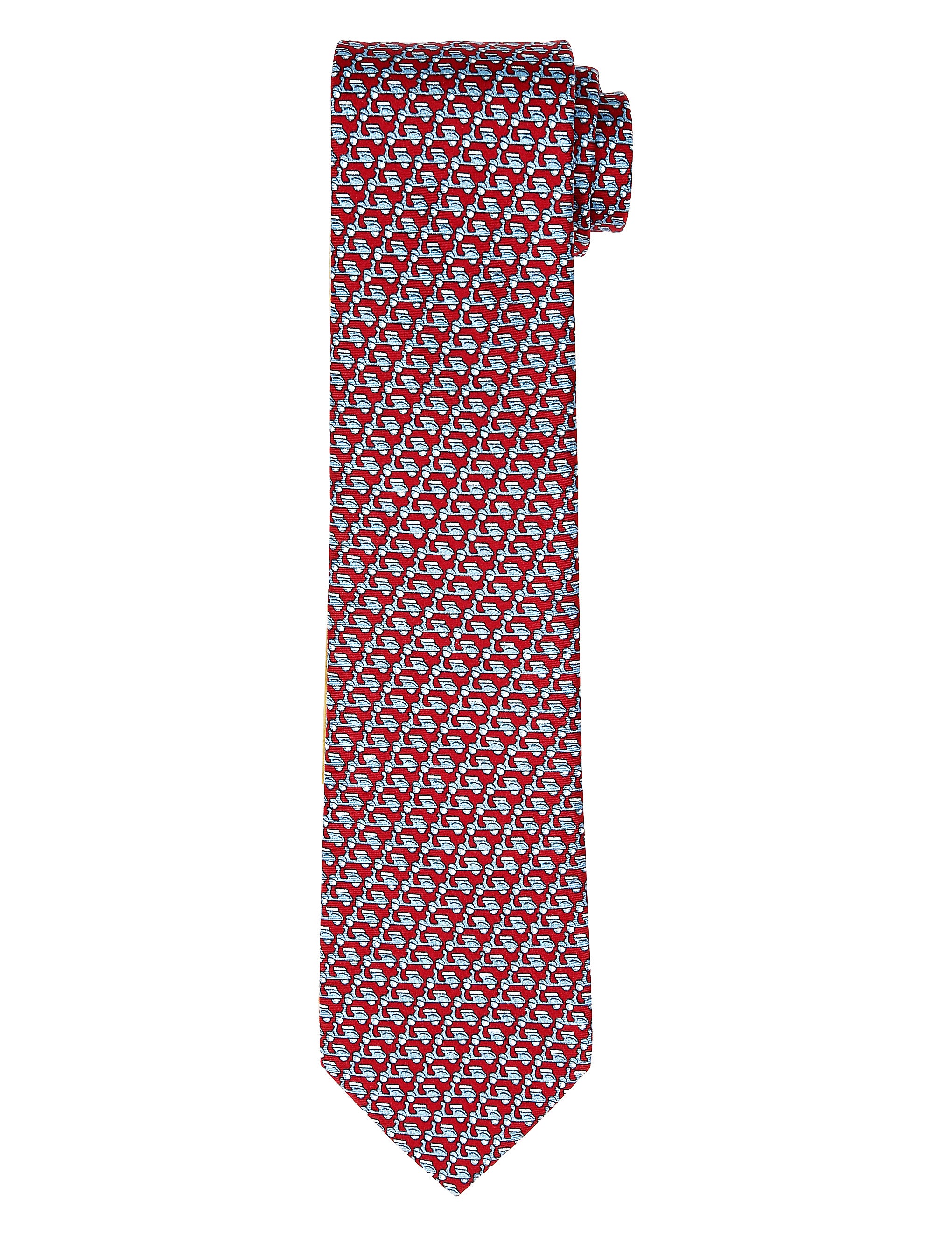 Corbata vespas Rojo/azul